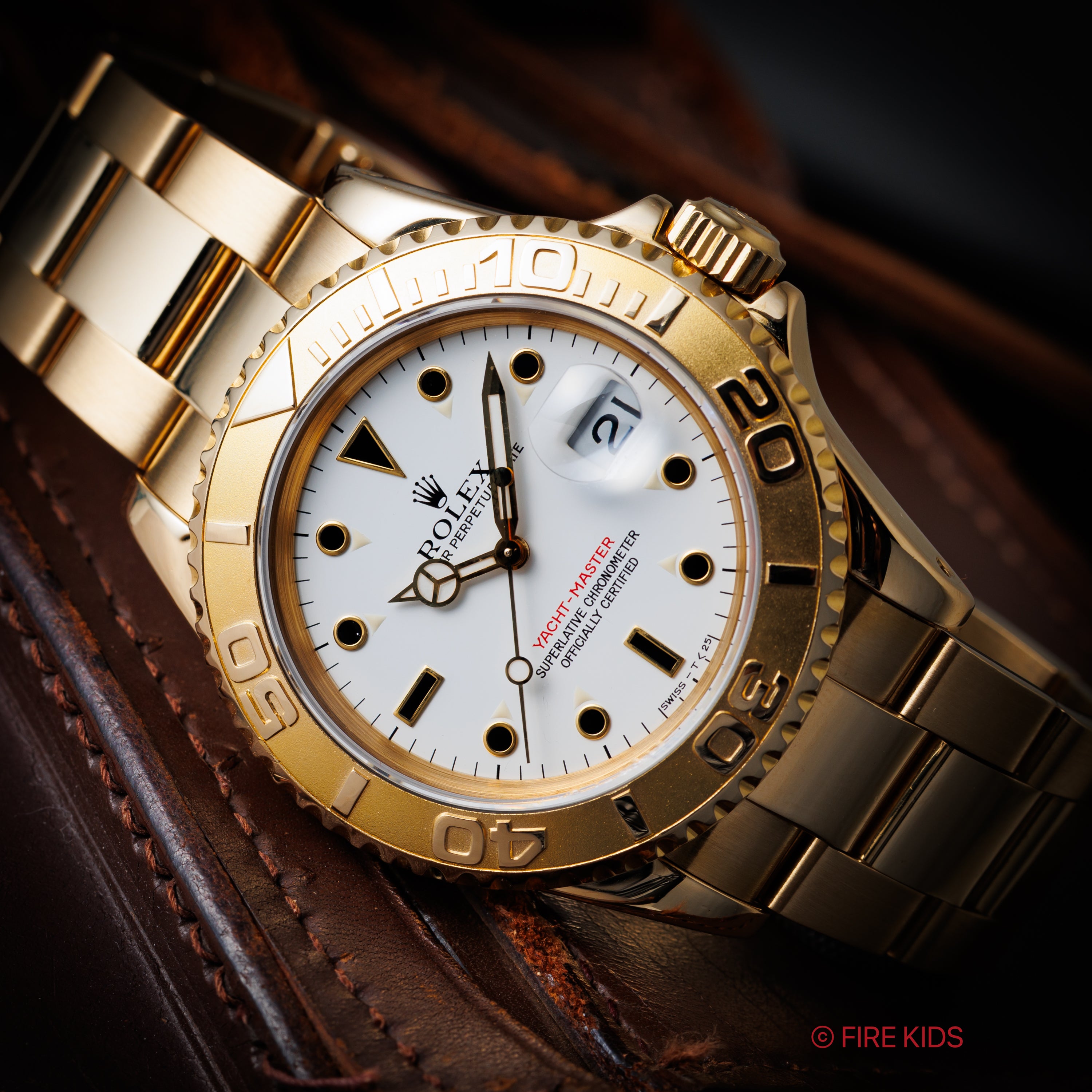 ロレックス ヨットマスター 1993年製 Ref.16628 18金イエローゴールド Cal.3135 ギャランティ付 初期S番個体