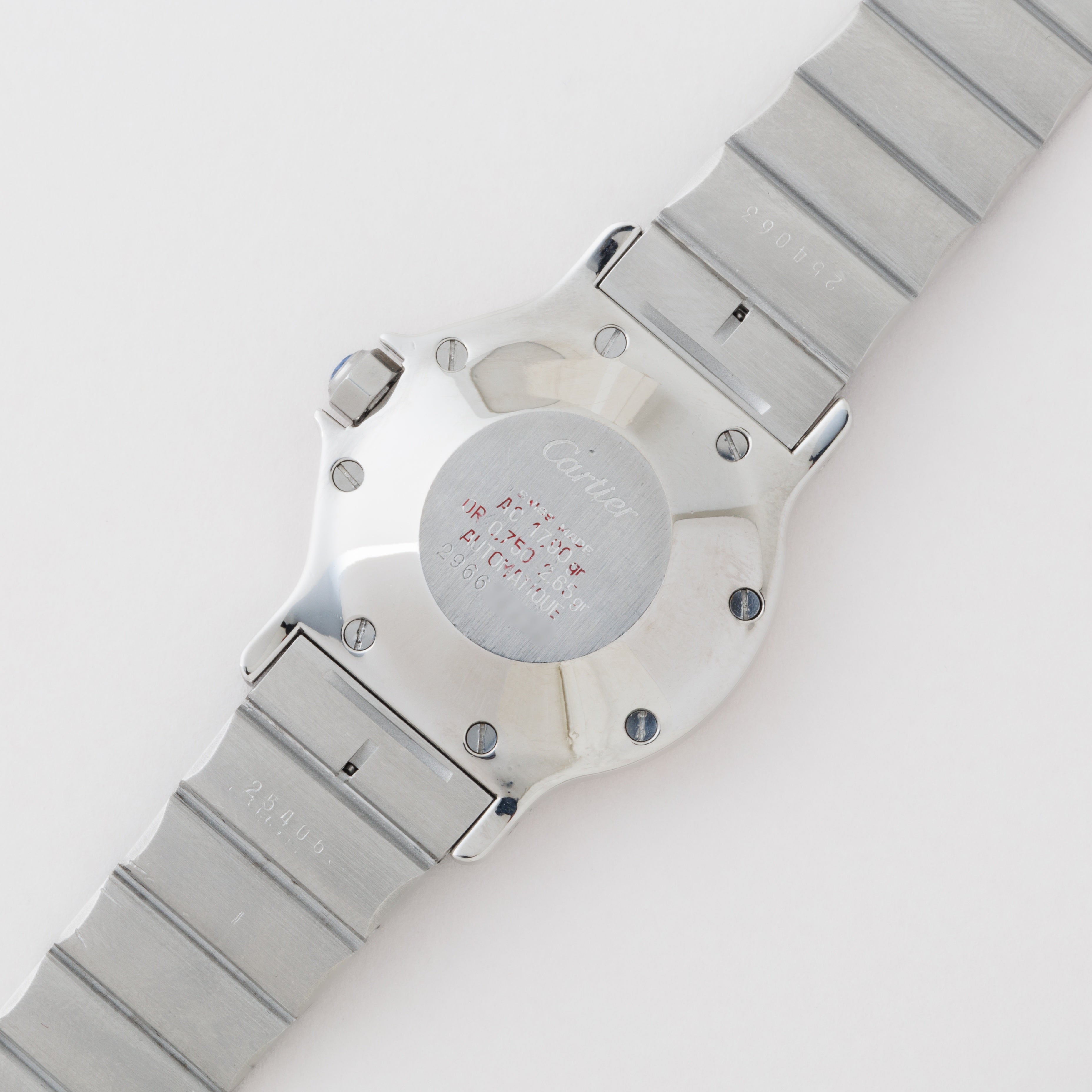 カルティエ サントス オクタゴン 1980年代製 Ref.2966 LMサイズ コンビ ゴーストダイヤル