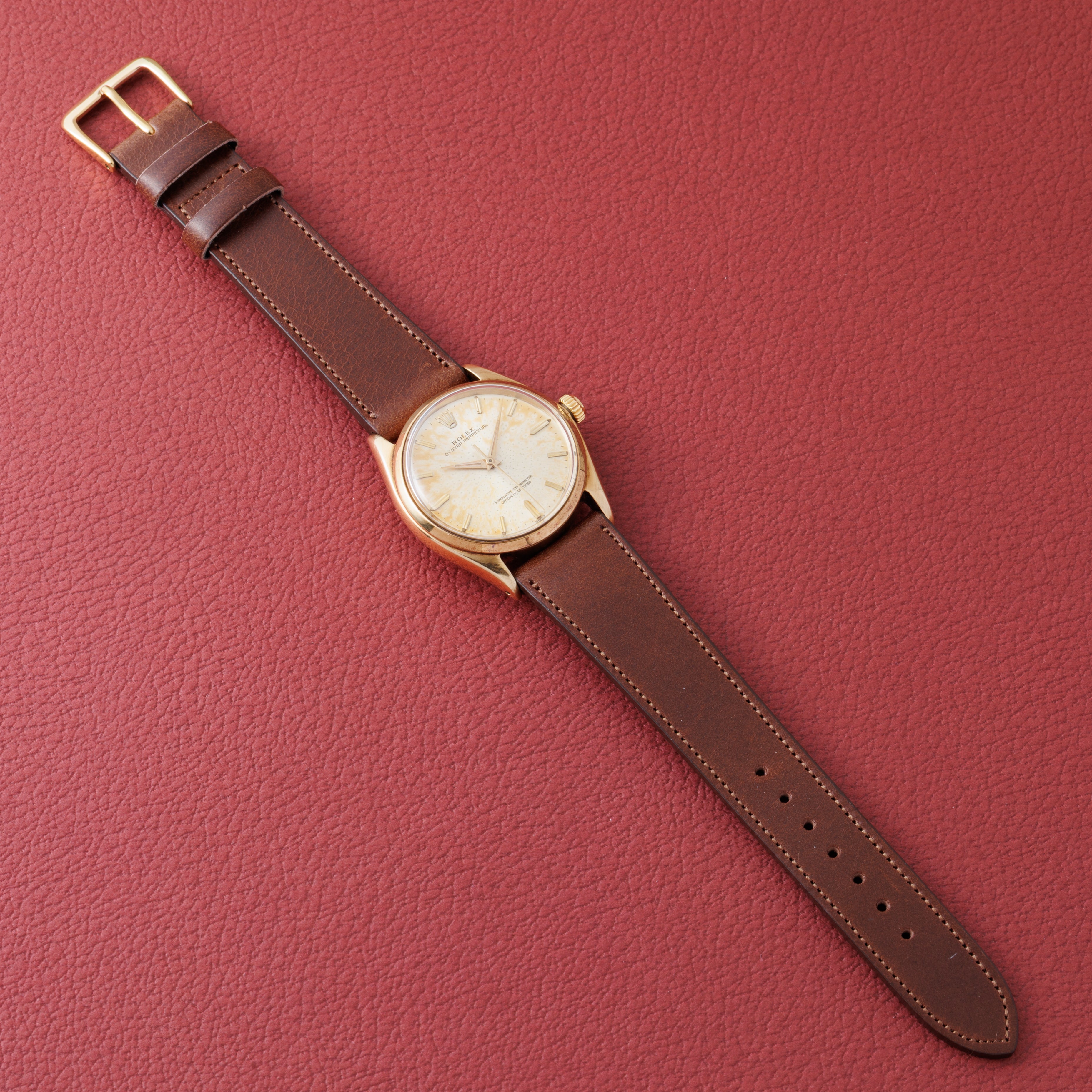 ロレックス 14金無垢オイスターパーペチュアル 1960年代製 Ref.1002 ドーフィンハンド
