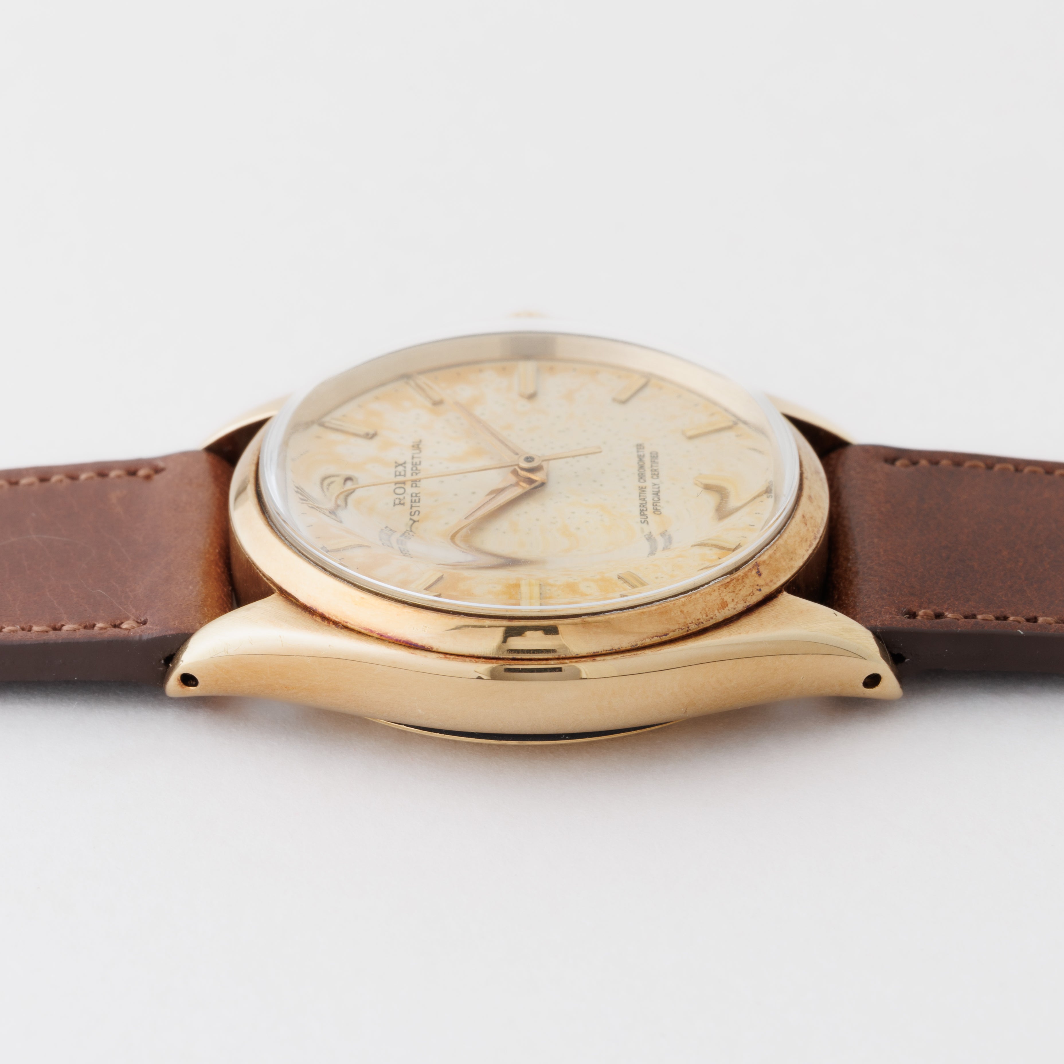 ロレックス 14金無垢オイスターパーペチュアル 1960年代製 Ref.1002 ドーフィンハンド
