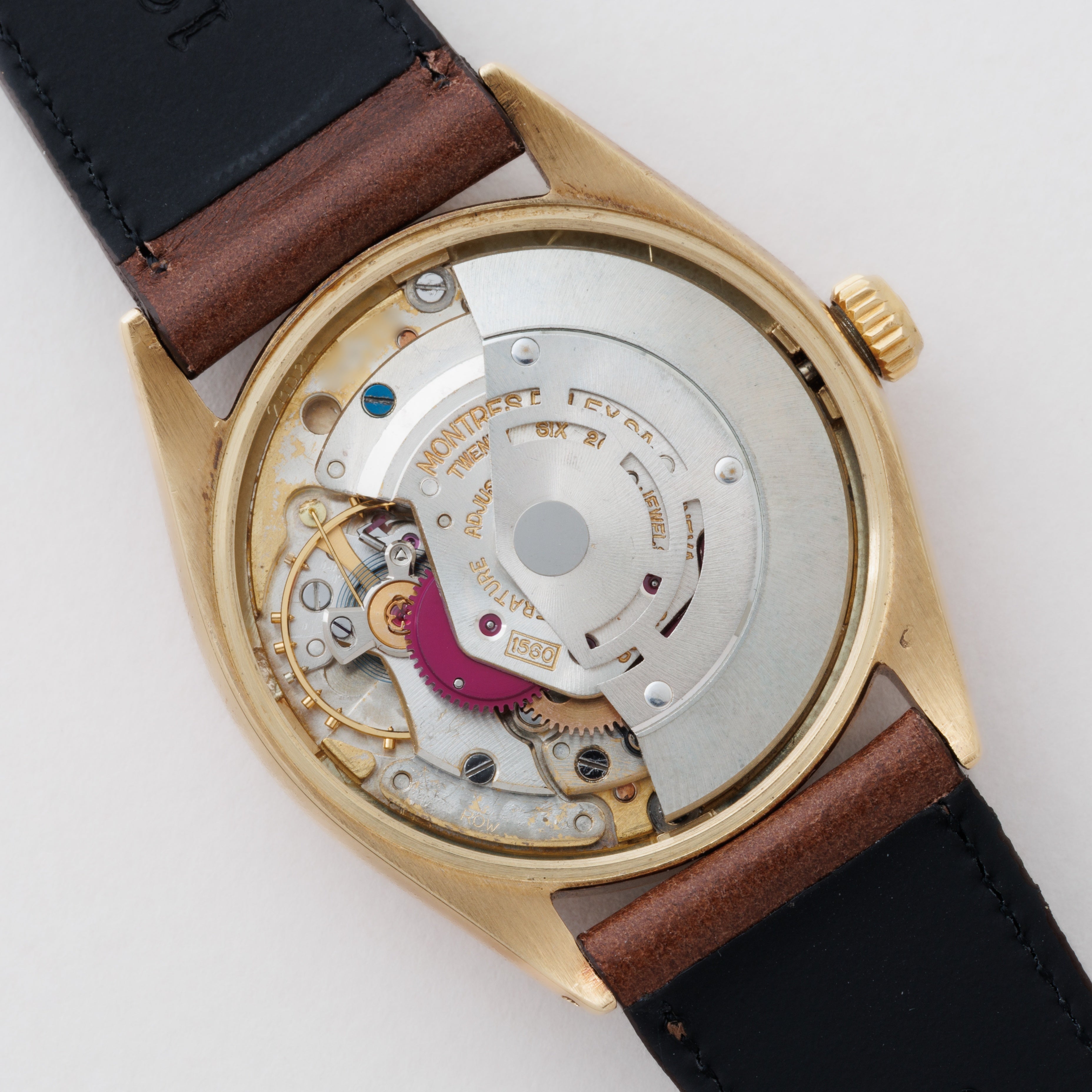 ロレックス 14金無垢オイスターパーペチュアル 1960年代製 Ref.1002 ドーフィンハンド