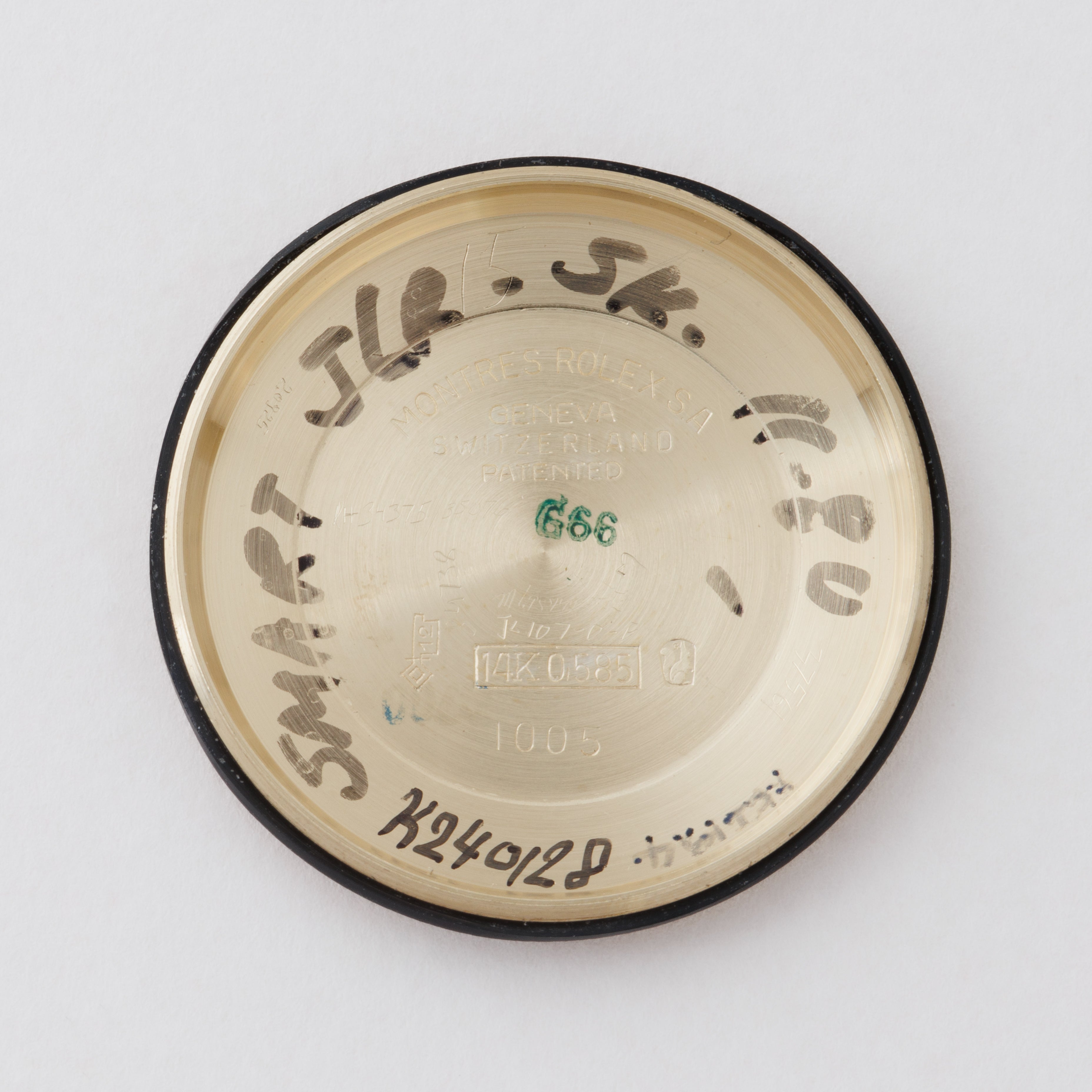 ロレックス 14金無垢オイスターパーペチュアル 1960年代製 Ref.1002 ドーフィンハンド