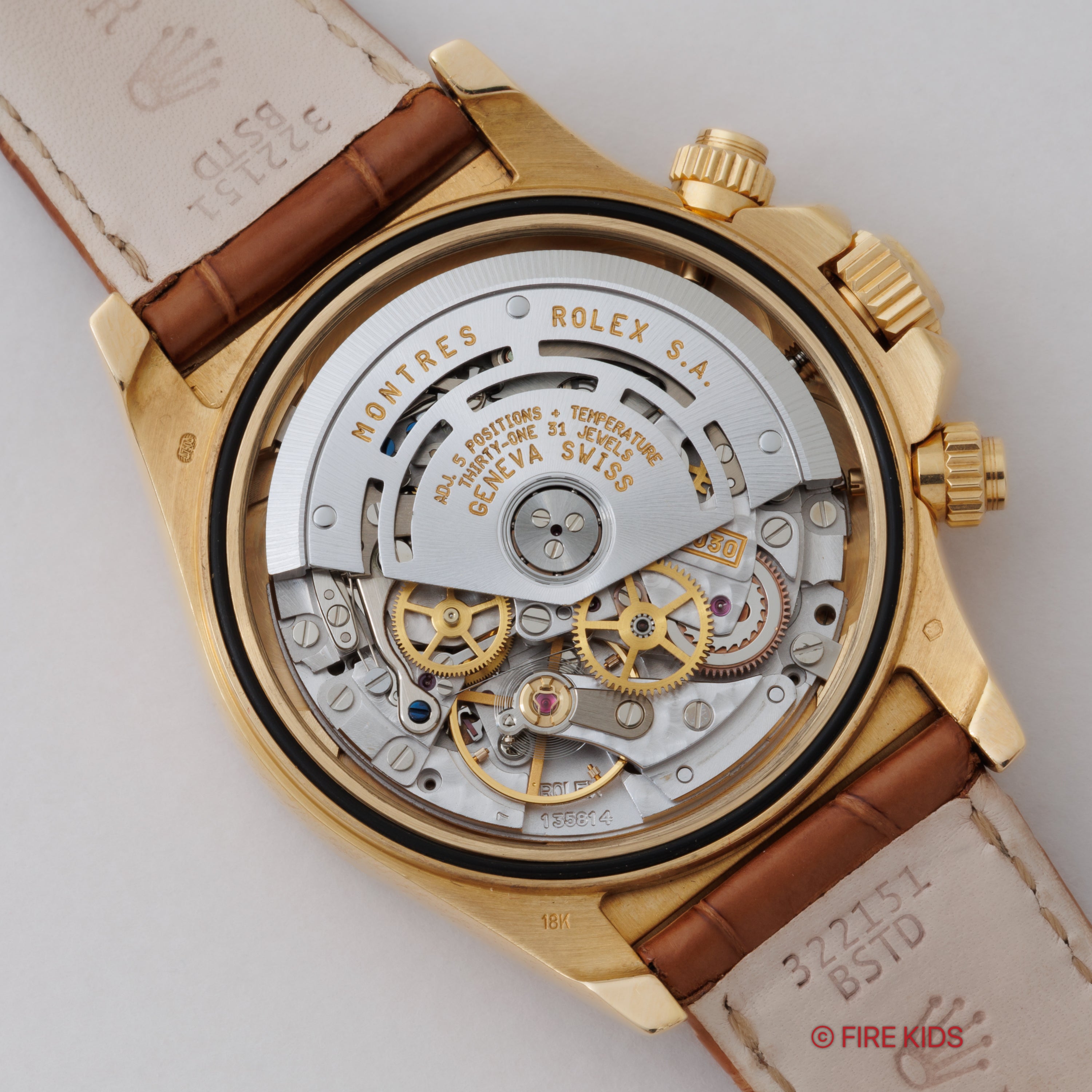 ロレックス デイトナ 1996年製 Ref.16518 Cal.4030 18金イエローゴールド ギャランティ・タグ・国際サービス保証書付