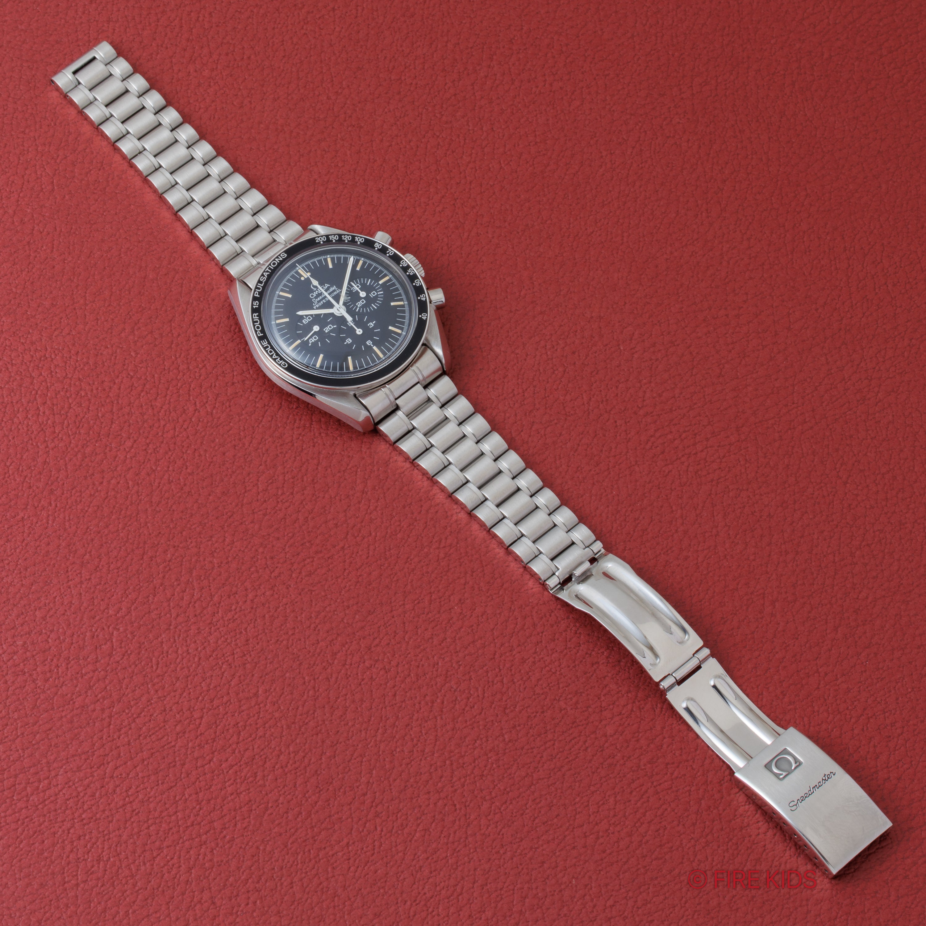 オメガ スピードマスター プロフェッショナル 1991年製 5th 下がりr Ref.145.022 純正ブレス パルスメーター