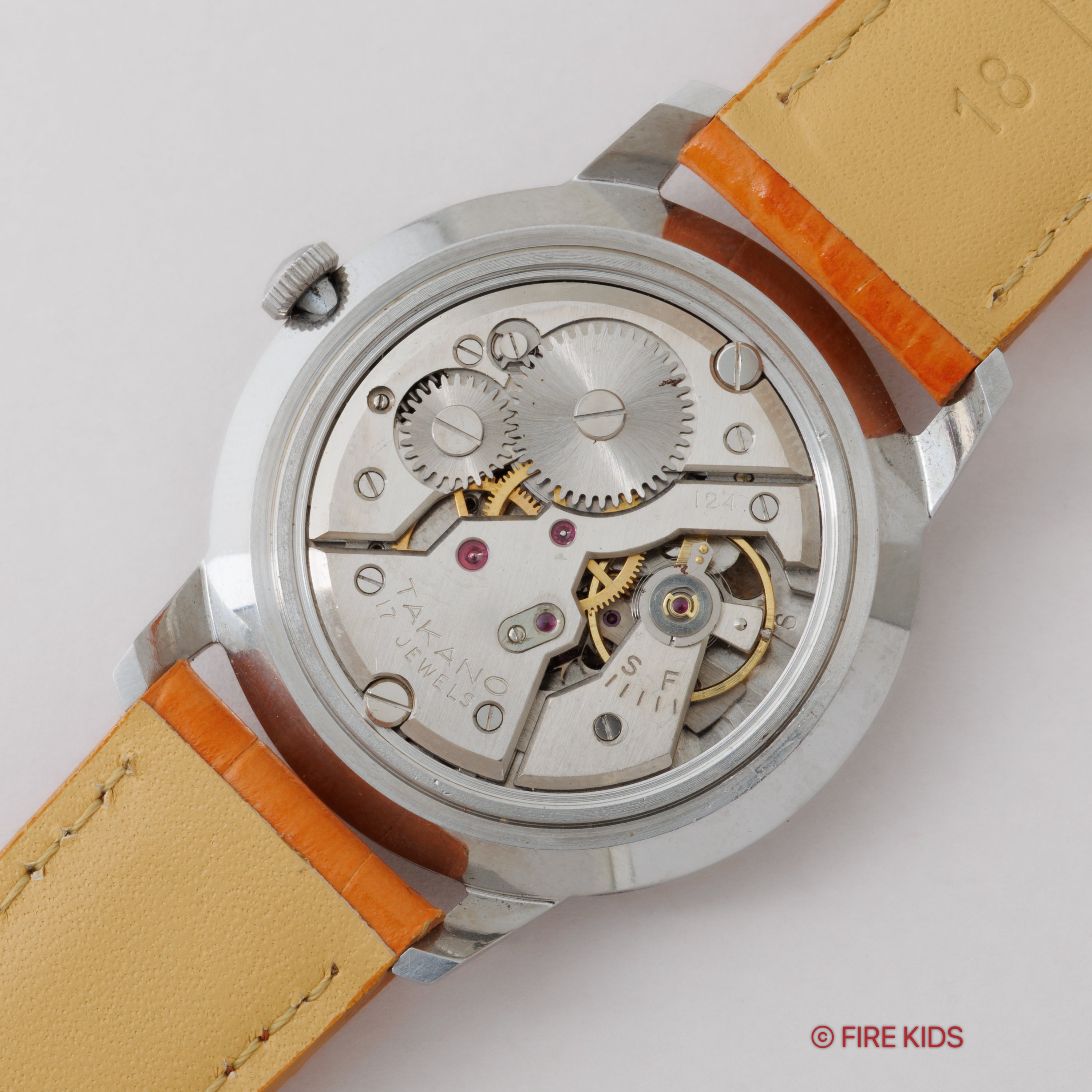 タカノ プレシジョン プライム 17石 手巻き 1950年代製 Ref.14042 変わり文字盤