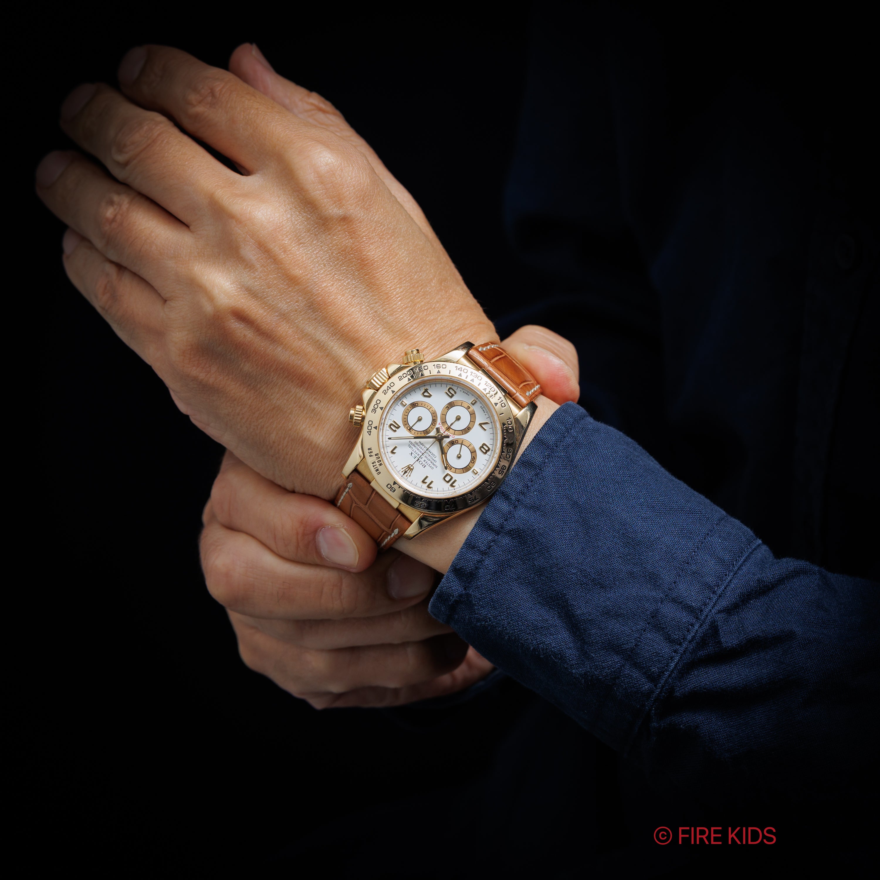 ロレックス デイトナ 1996年製 Ref.16518 Cal.4030 18金イエローゴールド ギャランティ・タグ・国際サービス保証書付