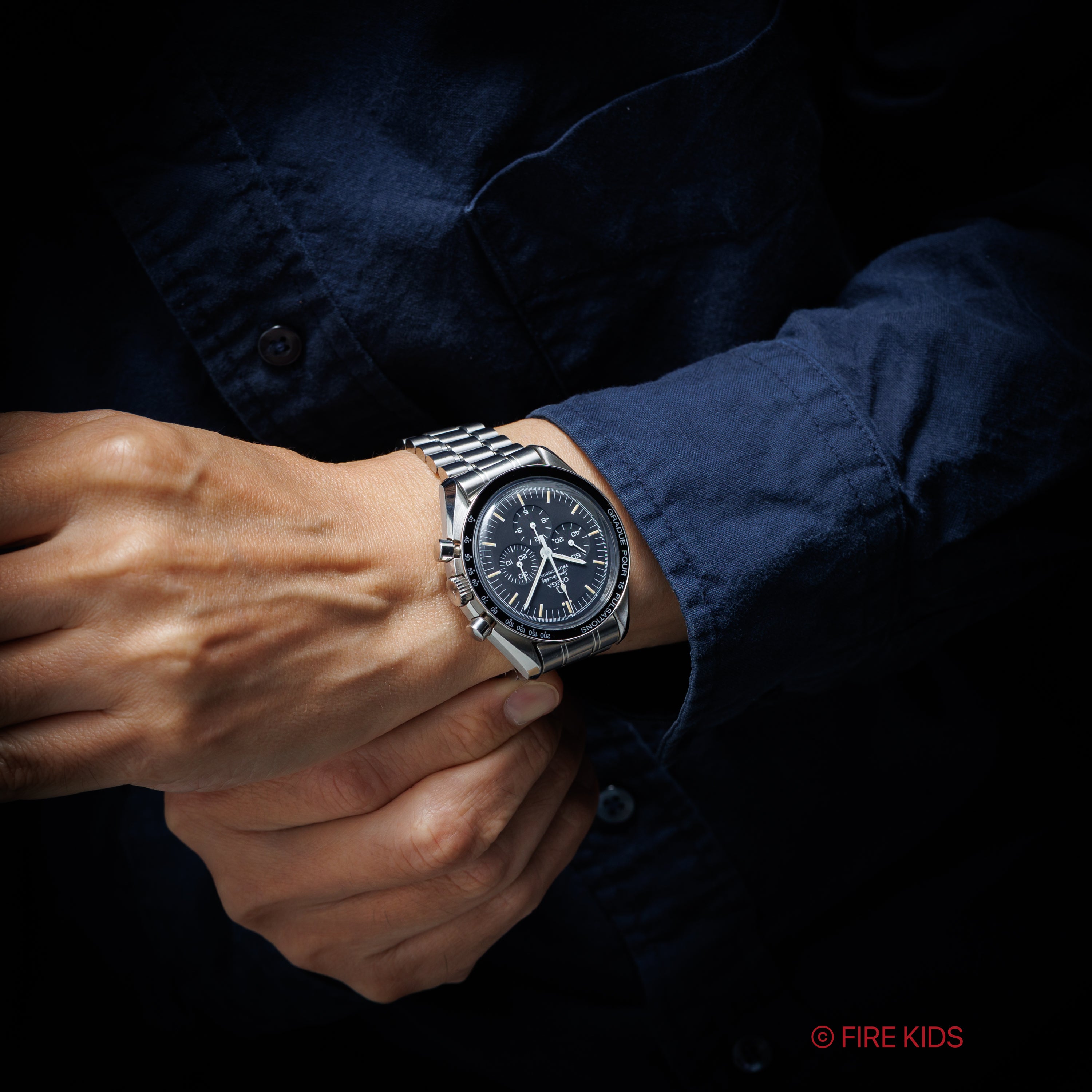 オメガ スピードマスター プロフェッショナル 1991年製 5th 下がりr Ref.145.022 純正ブレス パルスメーター