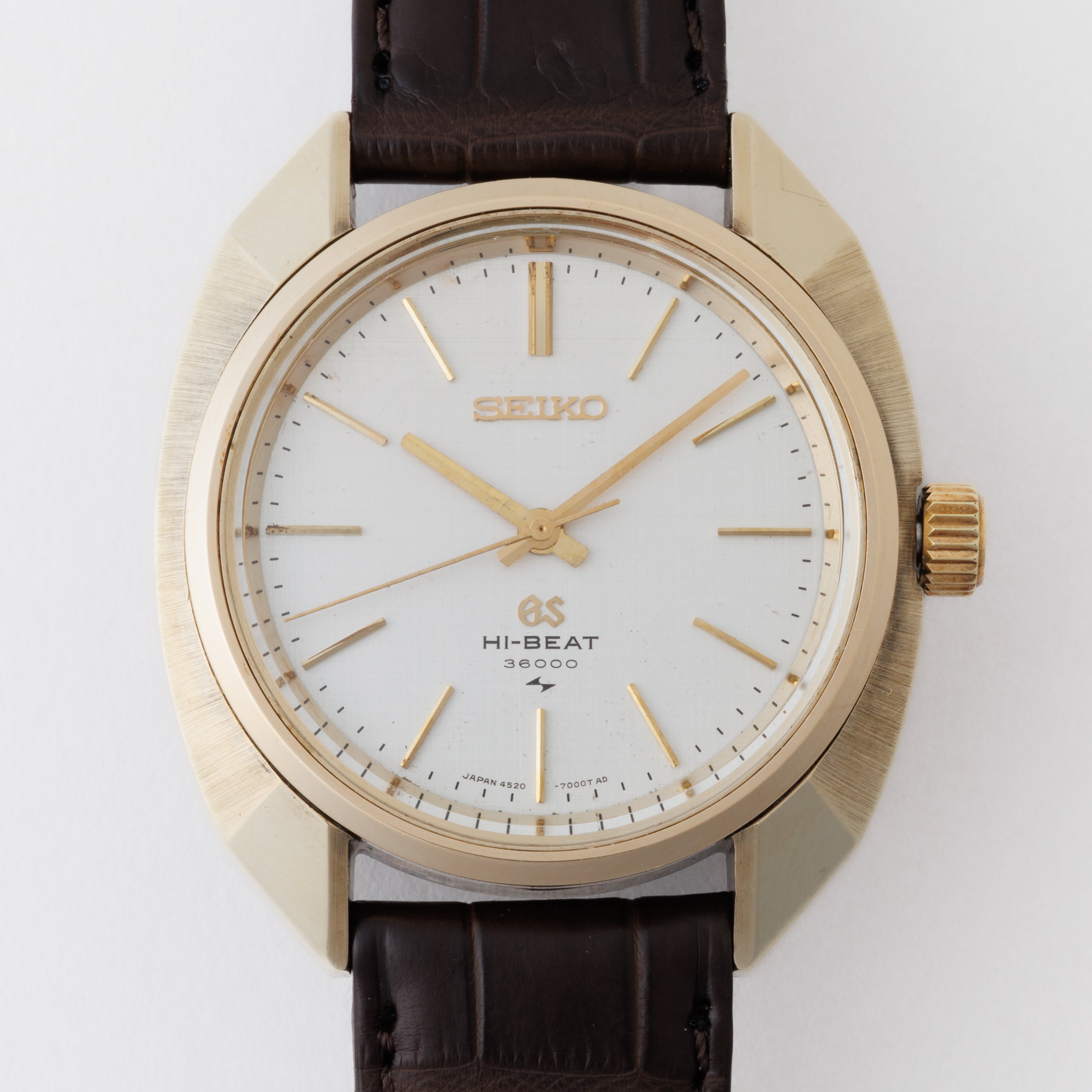 グランドセイコー ハイビート 36000 CAPゴールド オクタゴンケース 手巻き10振動 1969年製 Ref.4520-7000