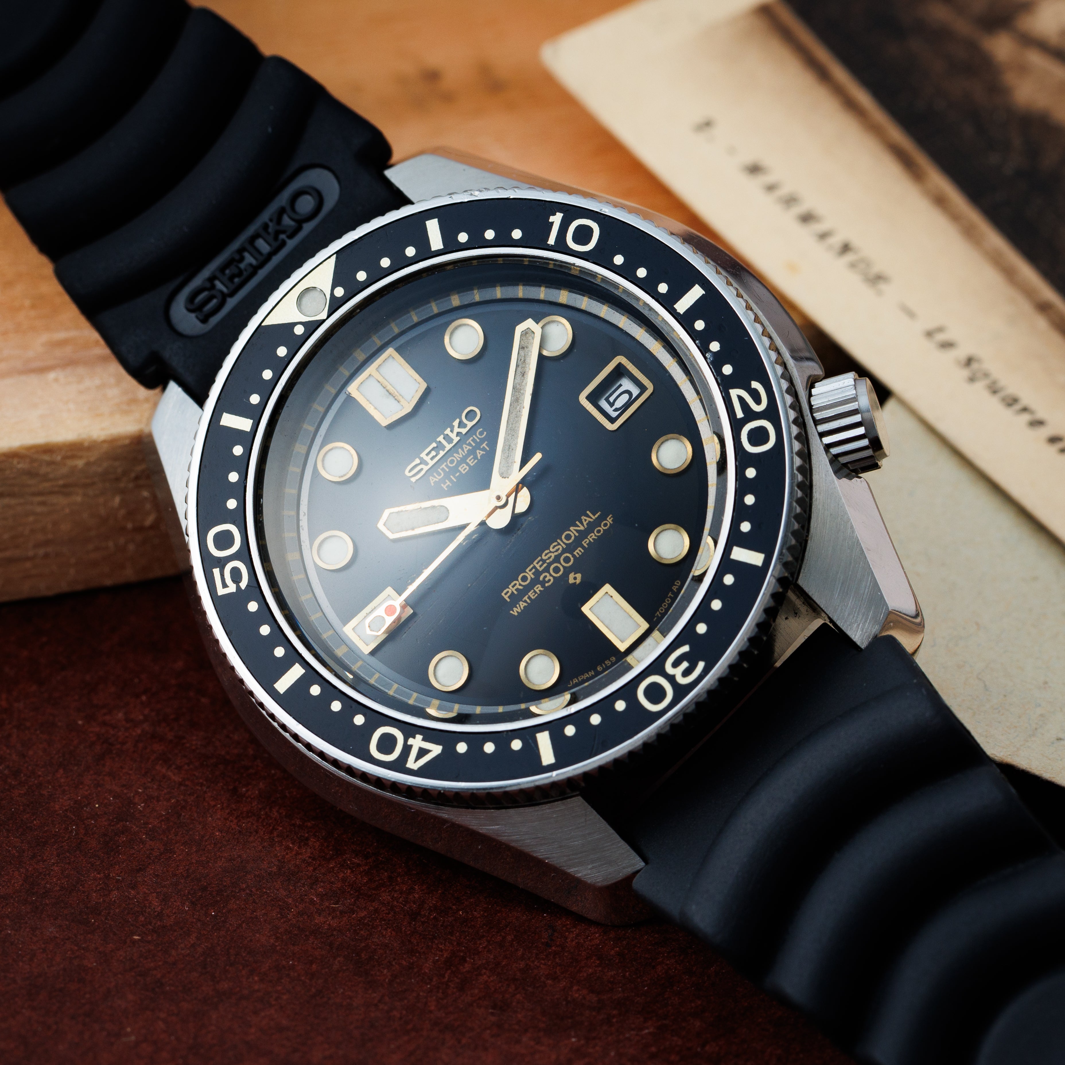 セイコー プロフェッショナル300mダイバー 1969年製 Ref.6159-7001 10振動自動巻き