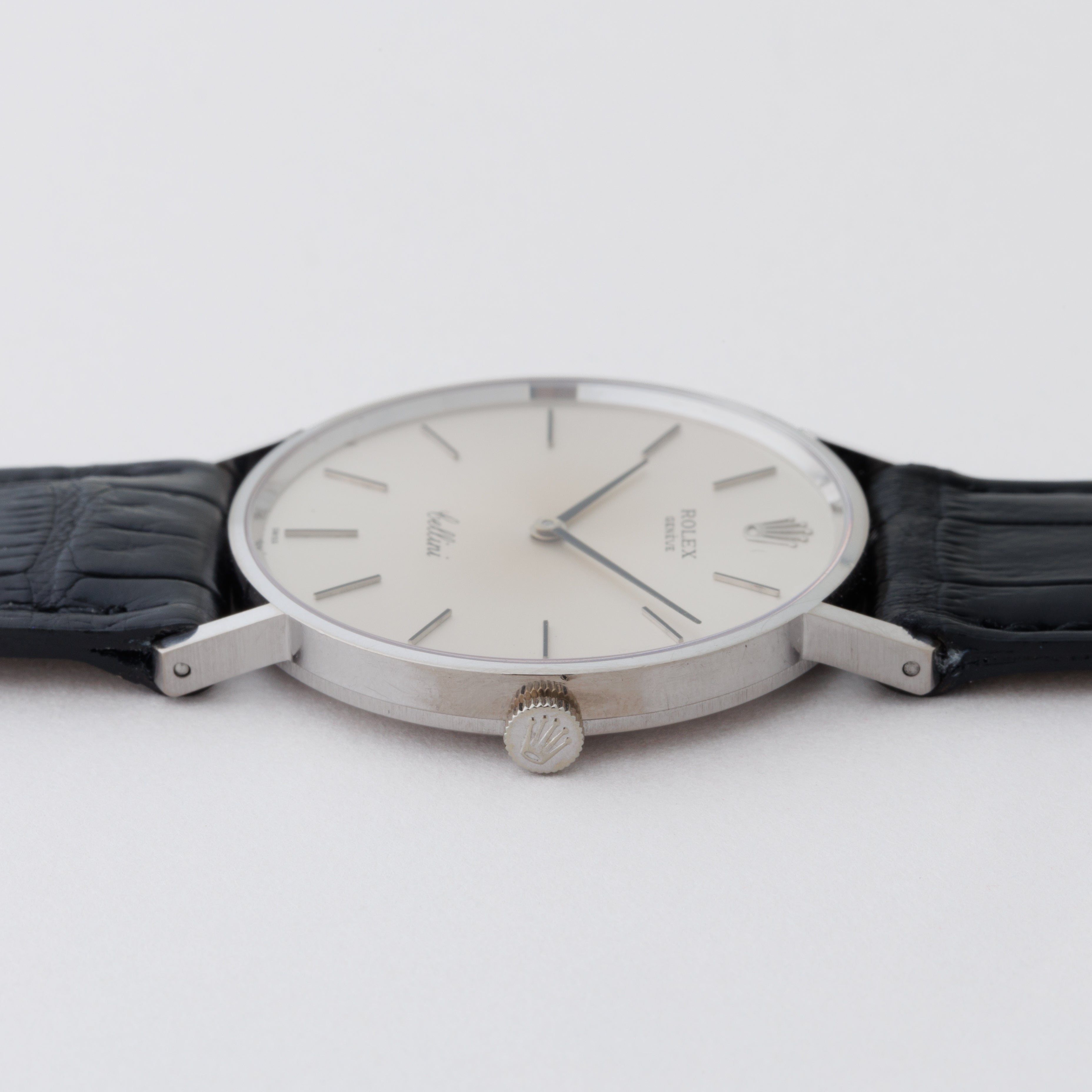 ロレックス チェリーニ 1973年製 Ref.3833 18金ホワイトゴールド 純正尾錠付き