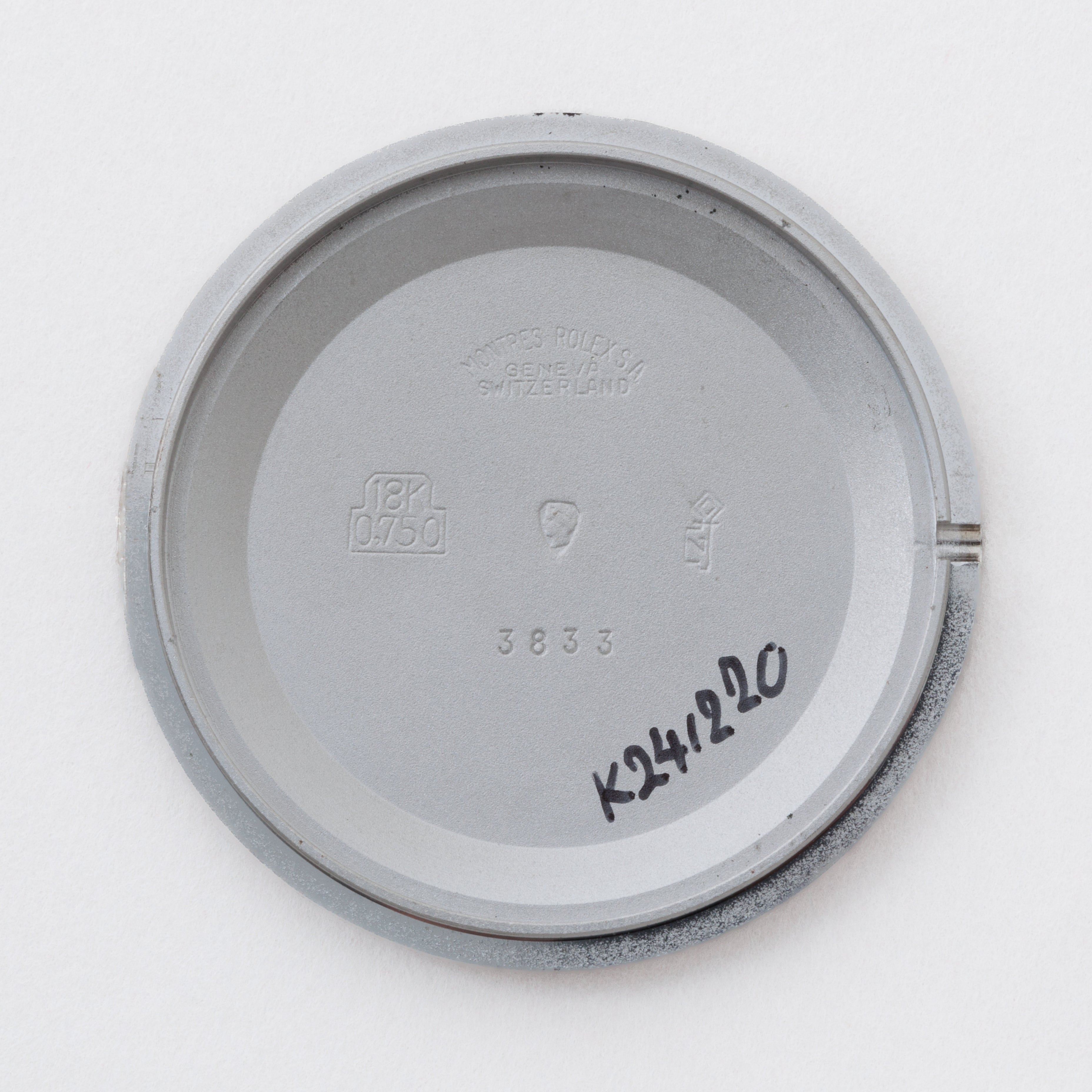 ロレックス チェリーニ 1973年製 Ref.3833 18金ホワイトゴールド 純正尾錠付き