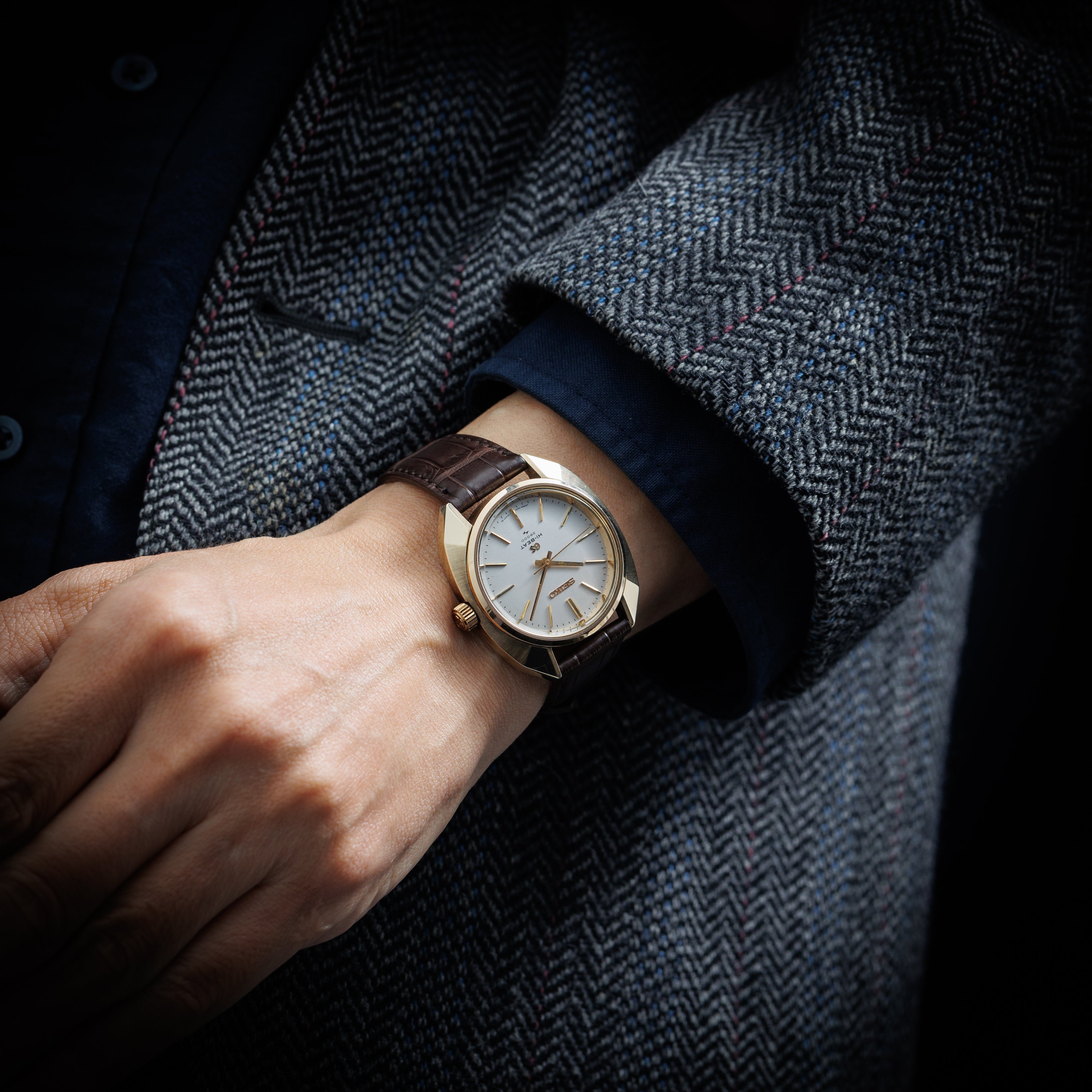 グランドセイコー ハイビート 36000 CAPゴールド オクタゴンケース 手巻き10振動 1969年製 Ref.4520-7000