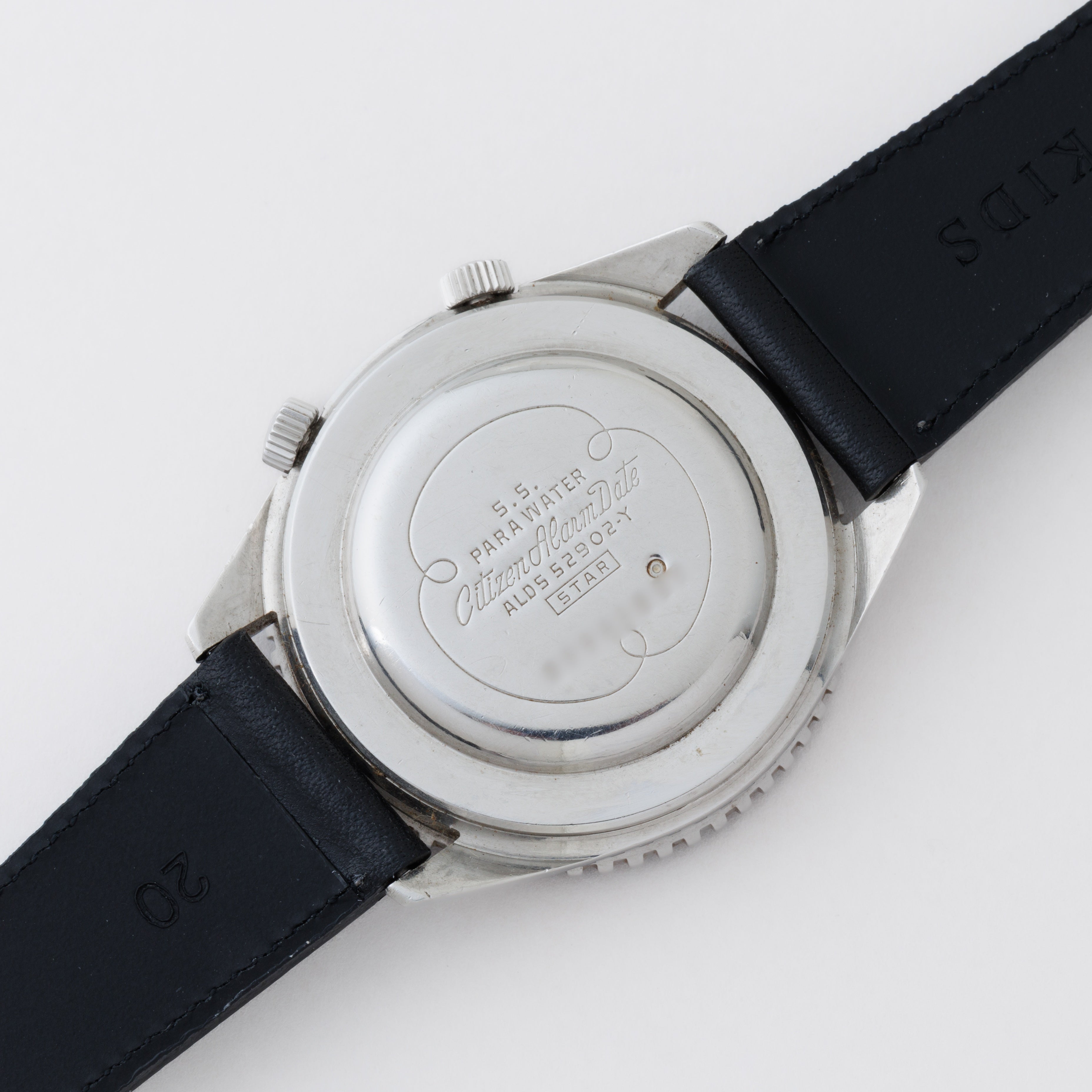 シチズン アラームデイト 1968年製 ダイバー 手巻き ブラックダイヤル