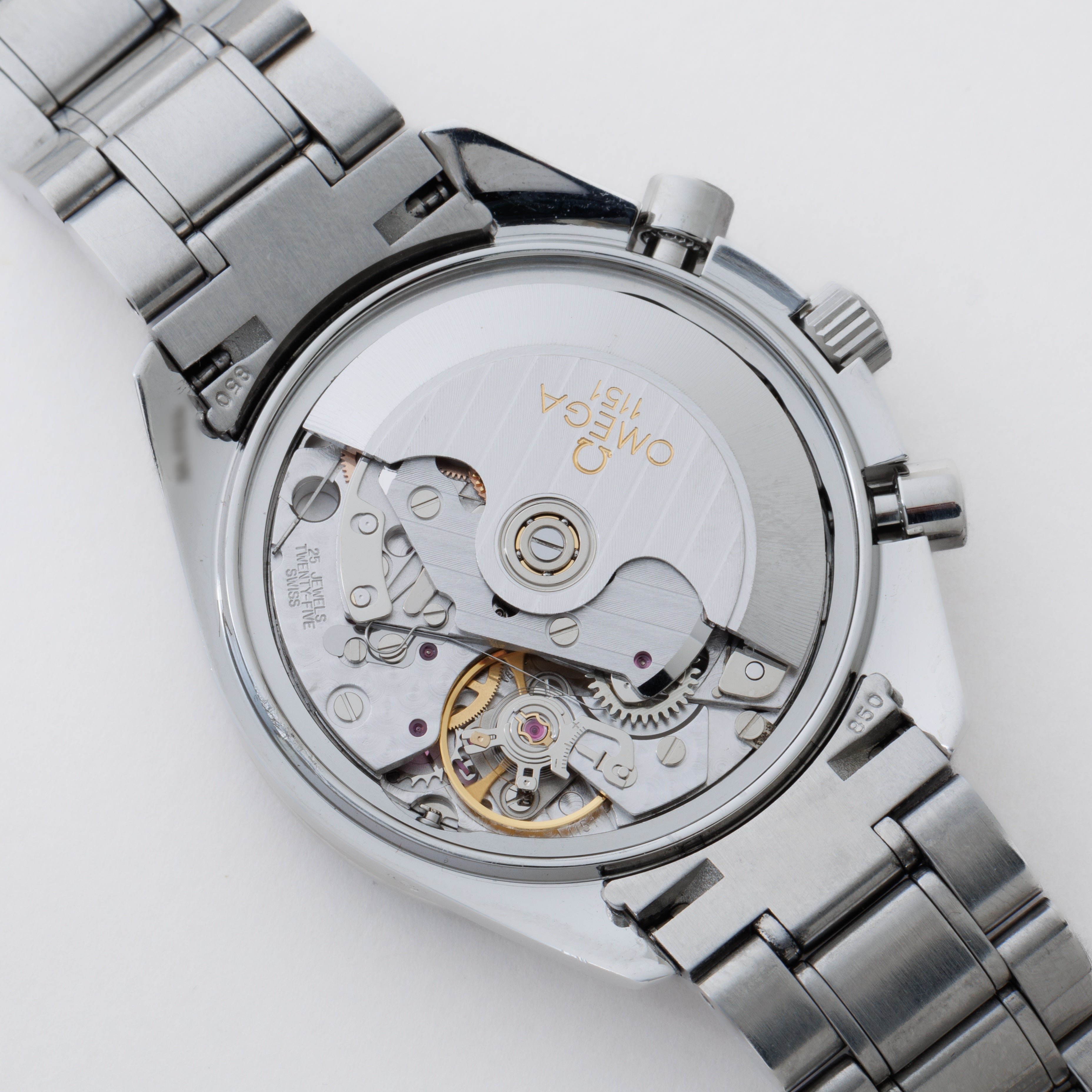 オメガ スピードマスター レーシング 2002年製 Ref.3529.50 シューマッハ 5555本限定 箱、ギャラ付き