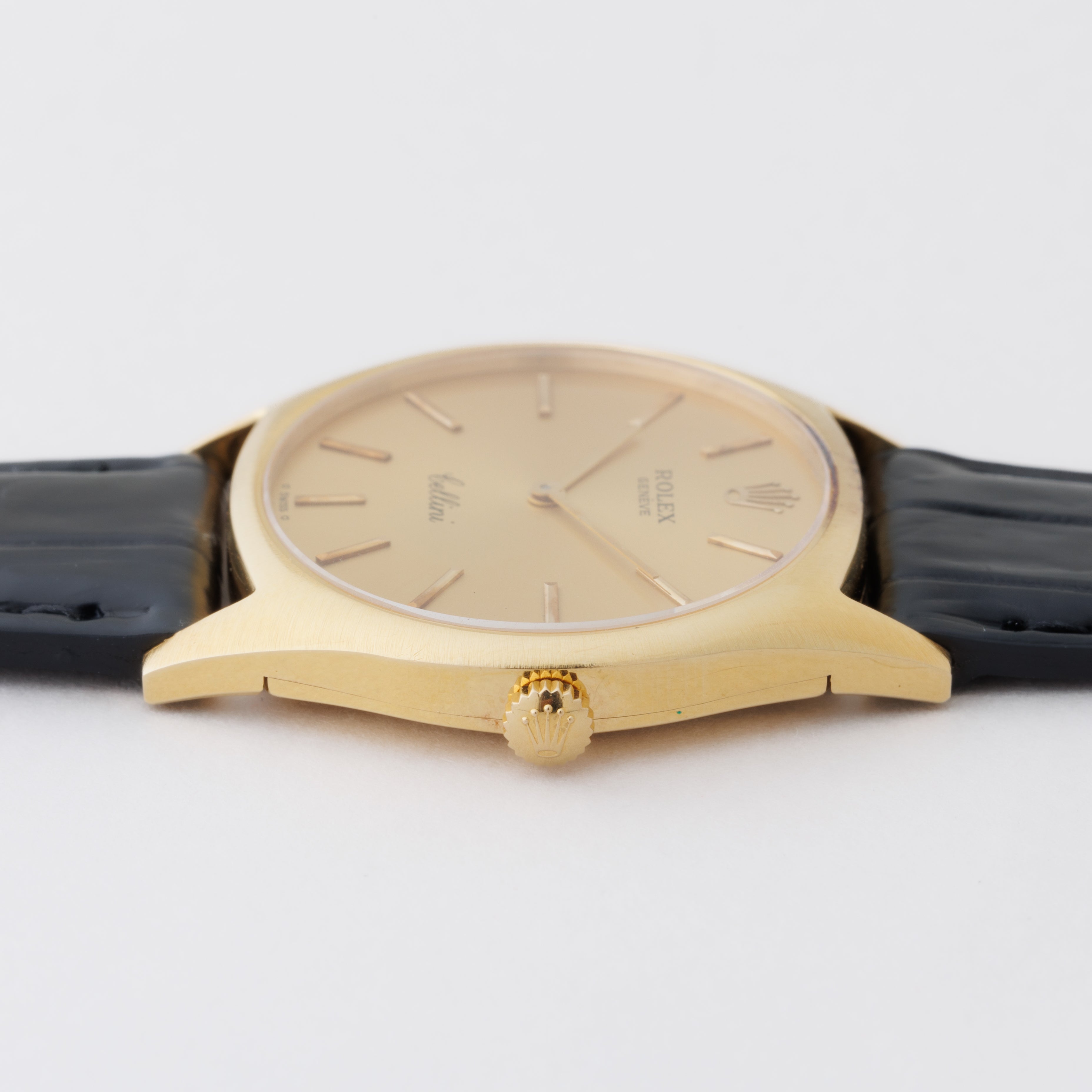 ロレックス チェリーニ 1976年製 Ref.3806 18金イエローゴールド 純正尾錠付き