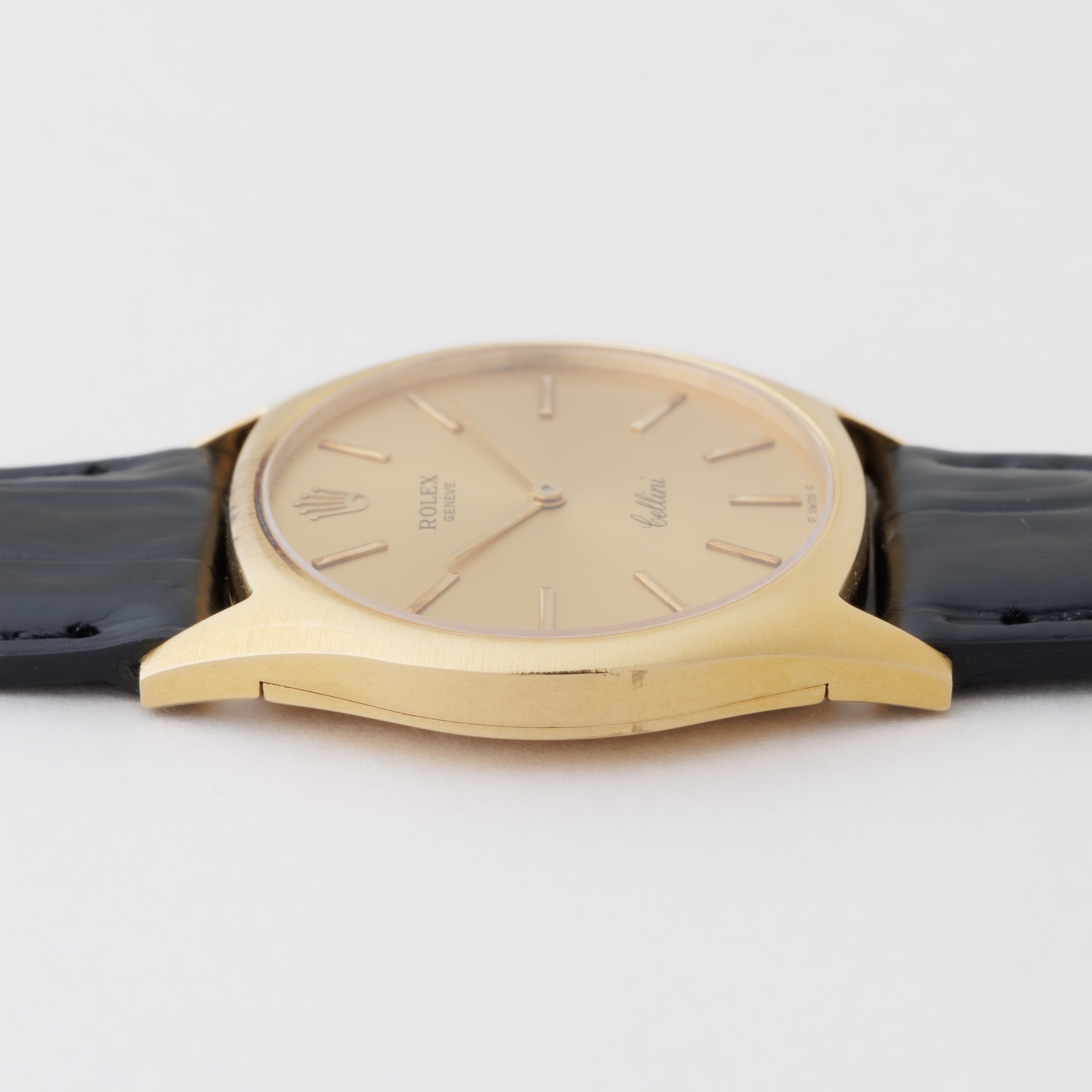 ロレックス チェリーニ 1976年製 Ref.3806 18金イエローゴールド 純正尾錠付き