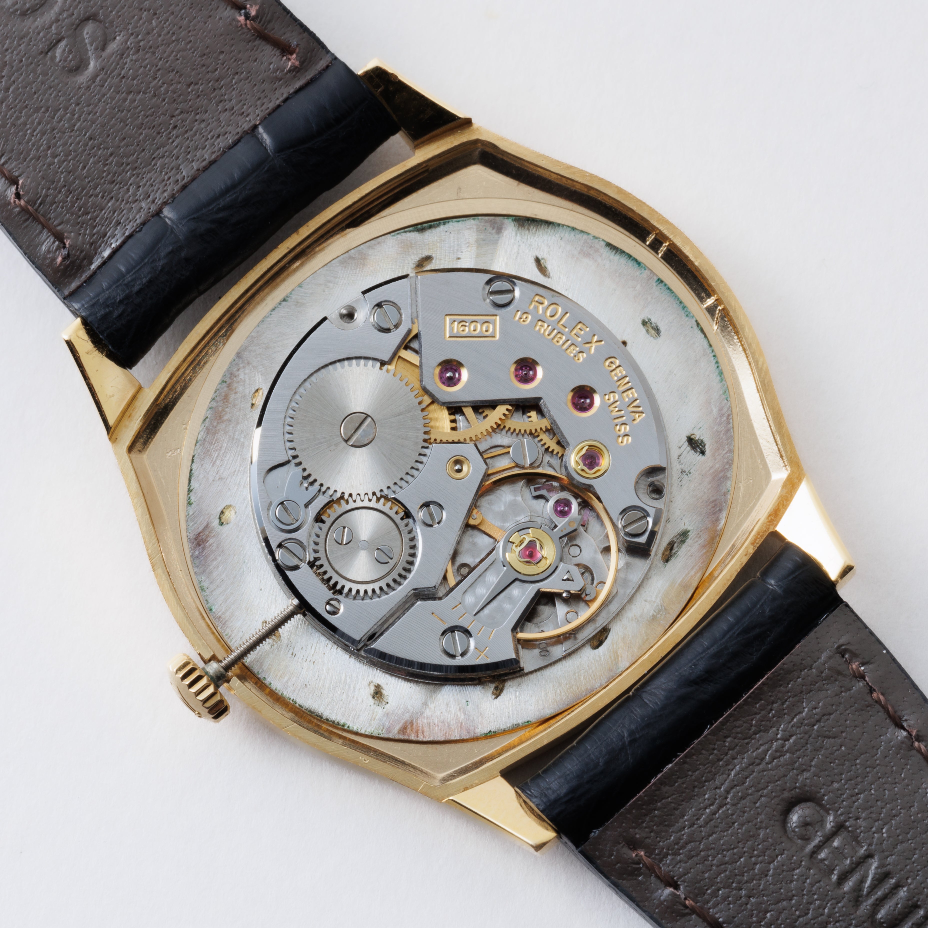 ロレックス チェリーニ 1976年製 Ref.3806 18金イエローゴールド 純正尾錠付き