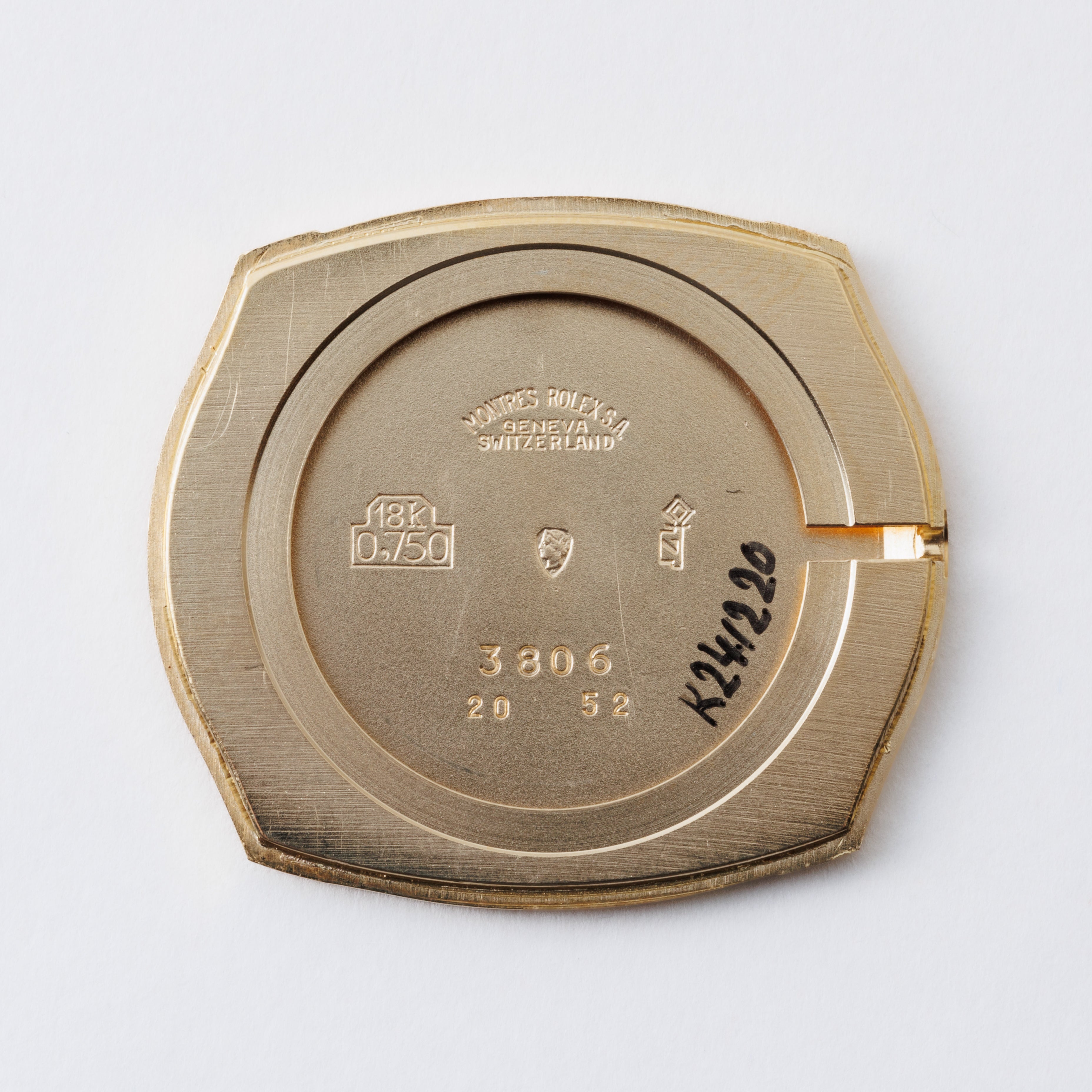 ロレックス チェリーニ 1976年製 Ref.3806 18金イエローゴールド 純正尾錠付き