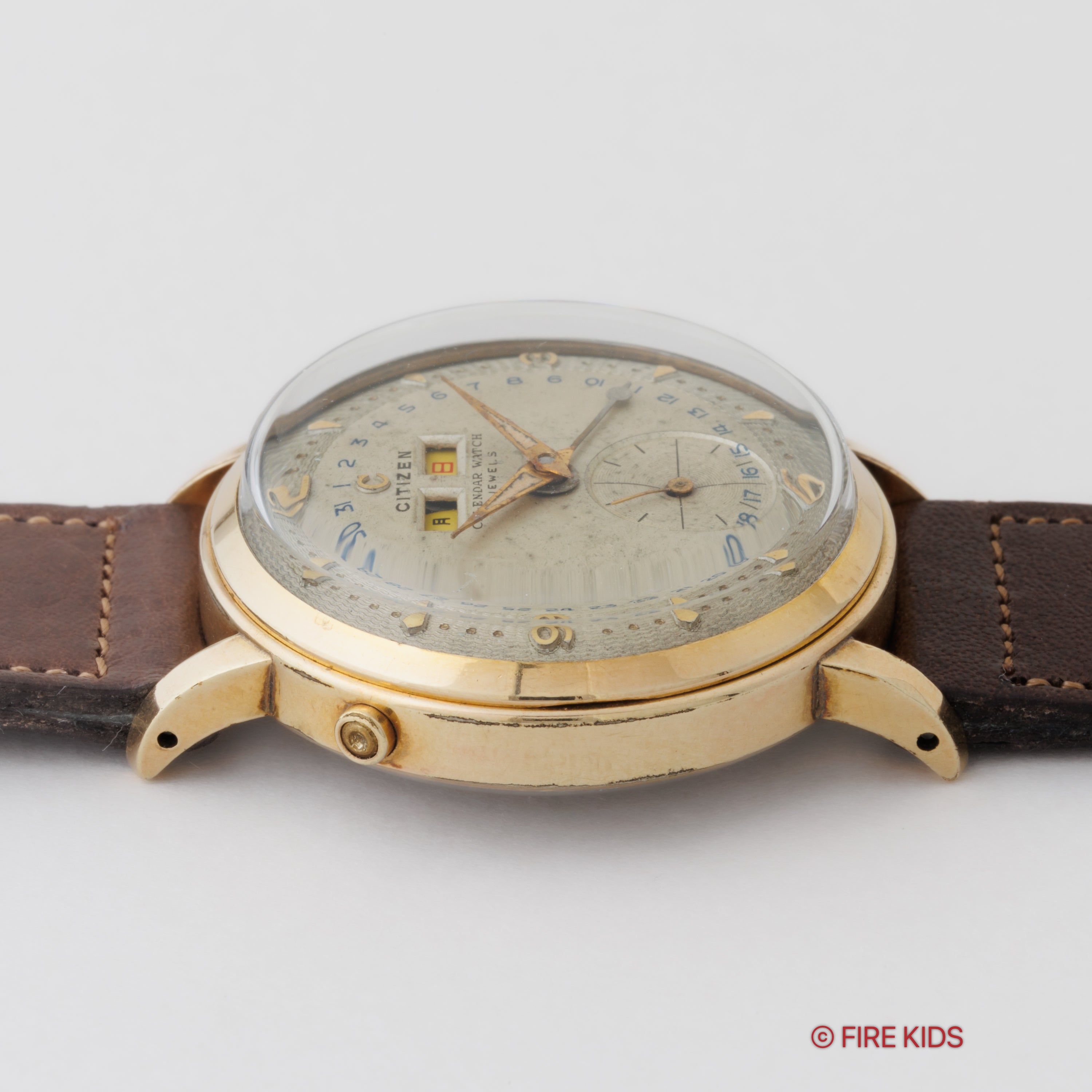 シチズン カレンダーウォッチ1950年代製 手巻き トリプルカレンダー