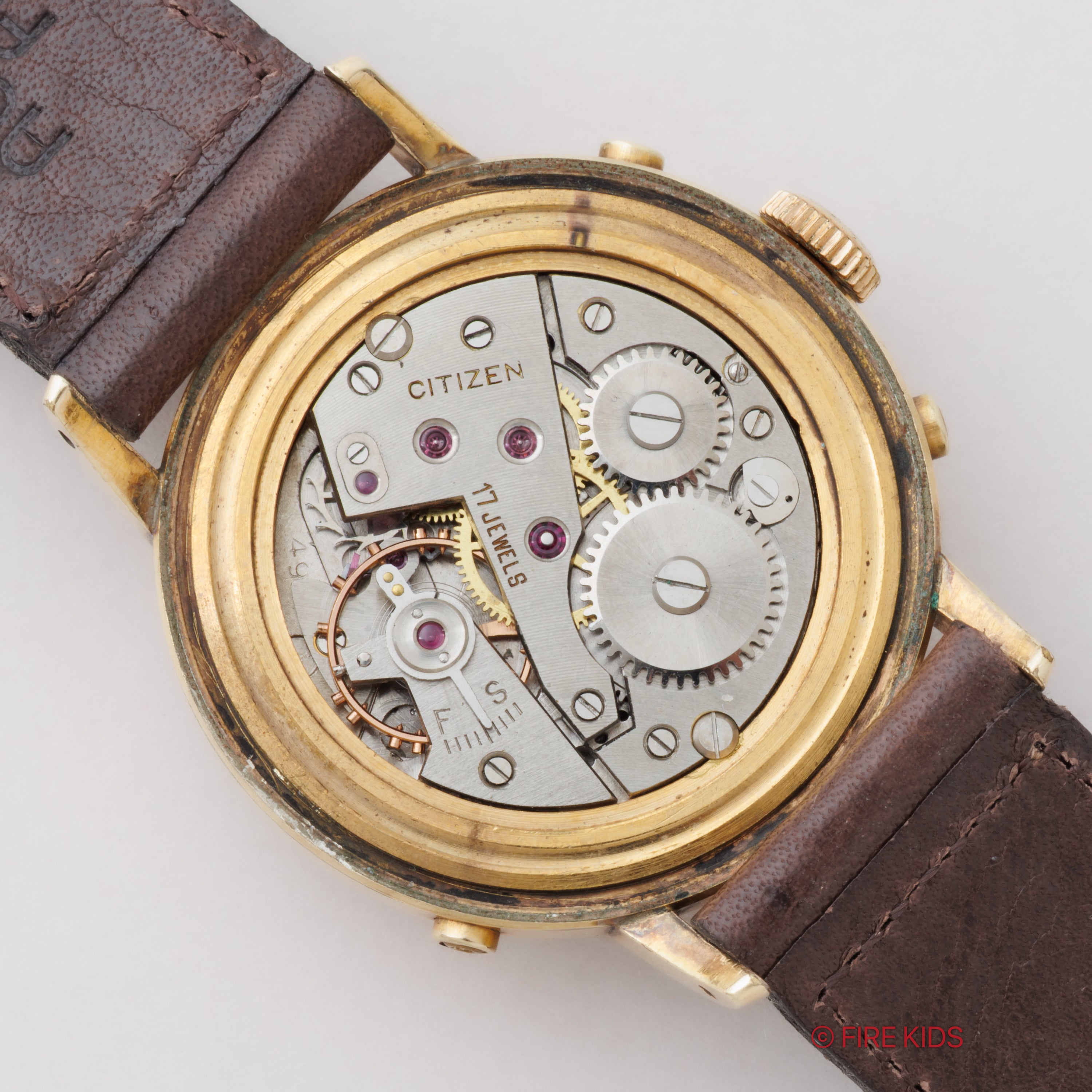 シチズン カレンダーウォッチ1950年代製 手巻き トリプルカレンダー