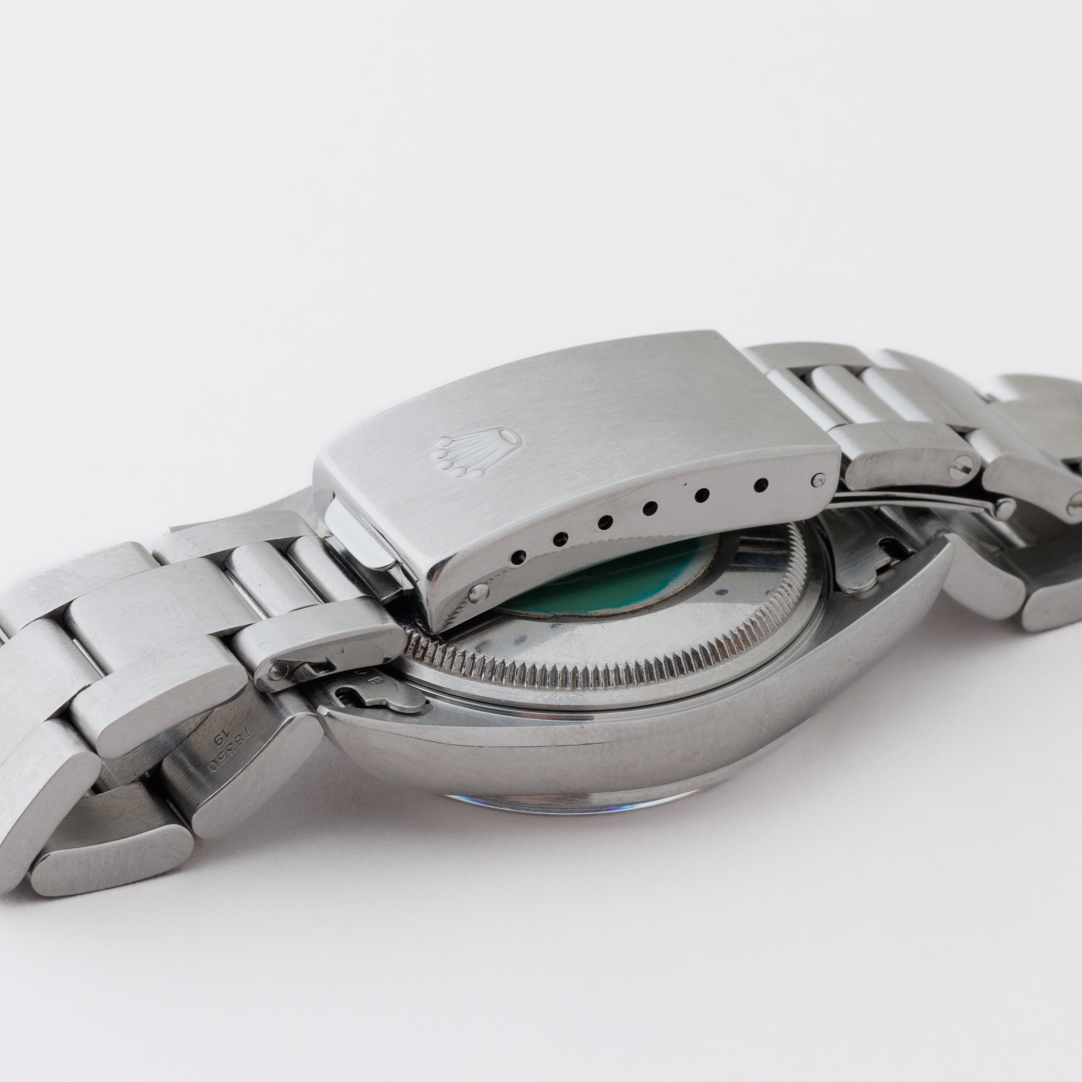 ロレックス エアキング 1999年製 Ref.14000 ブラックダイヤル 自動巻 ギャラ、タグ付き