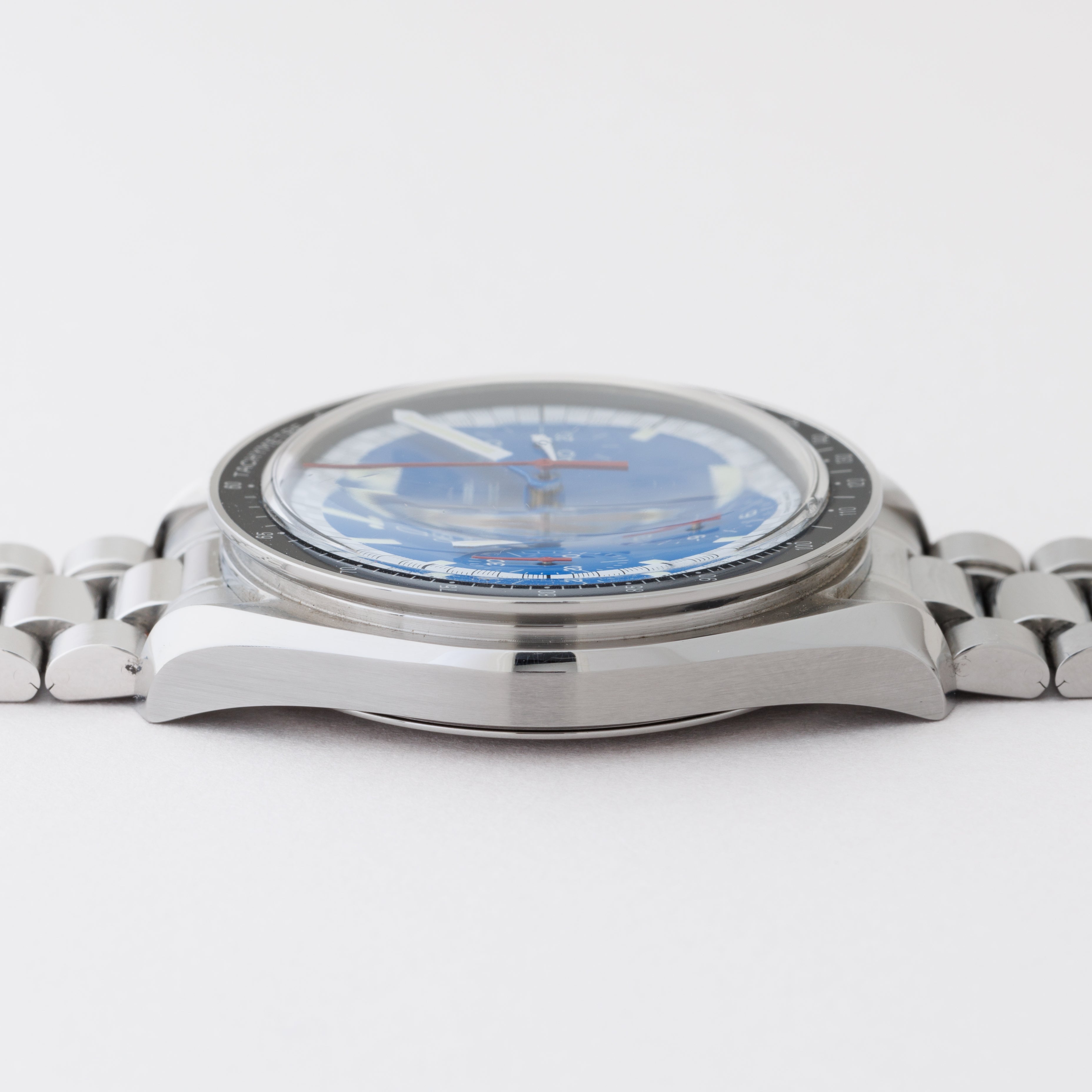 オメガ スピードマスター レーシング 1998年製 Ref.3510.81 ブルーダイヤル 箱、ギャラ付き