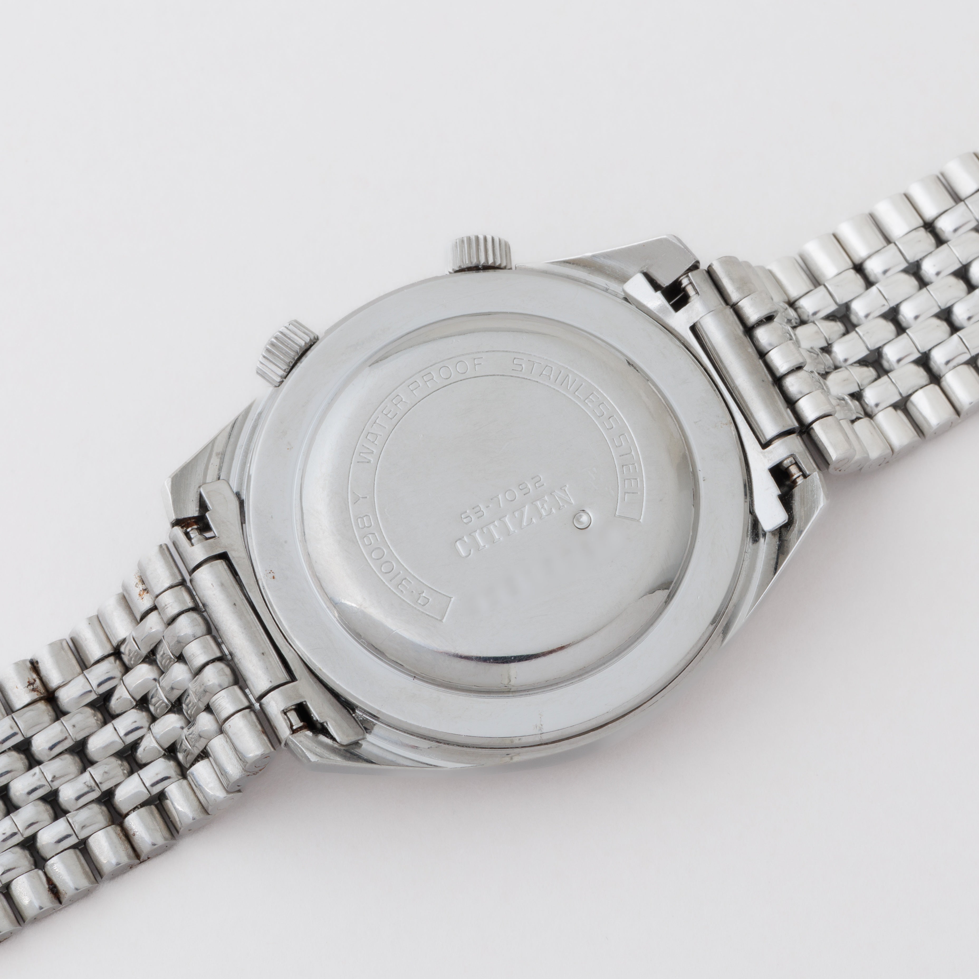 シチズン アラームデイト シルバーダイヤル 1969年製 純正ブレス付き