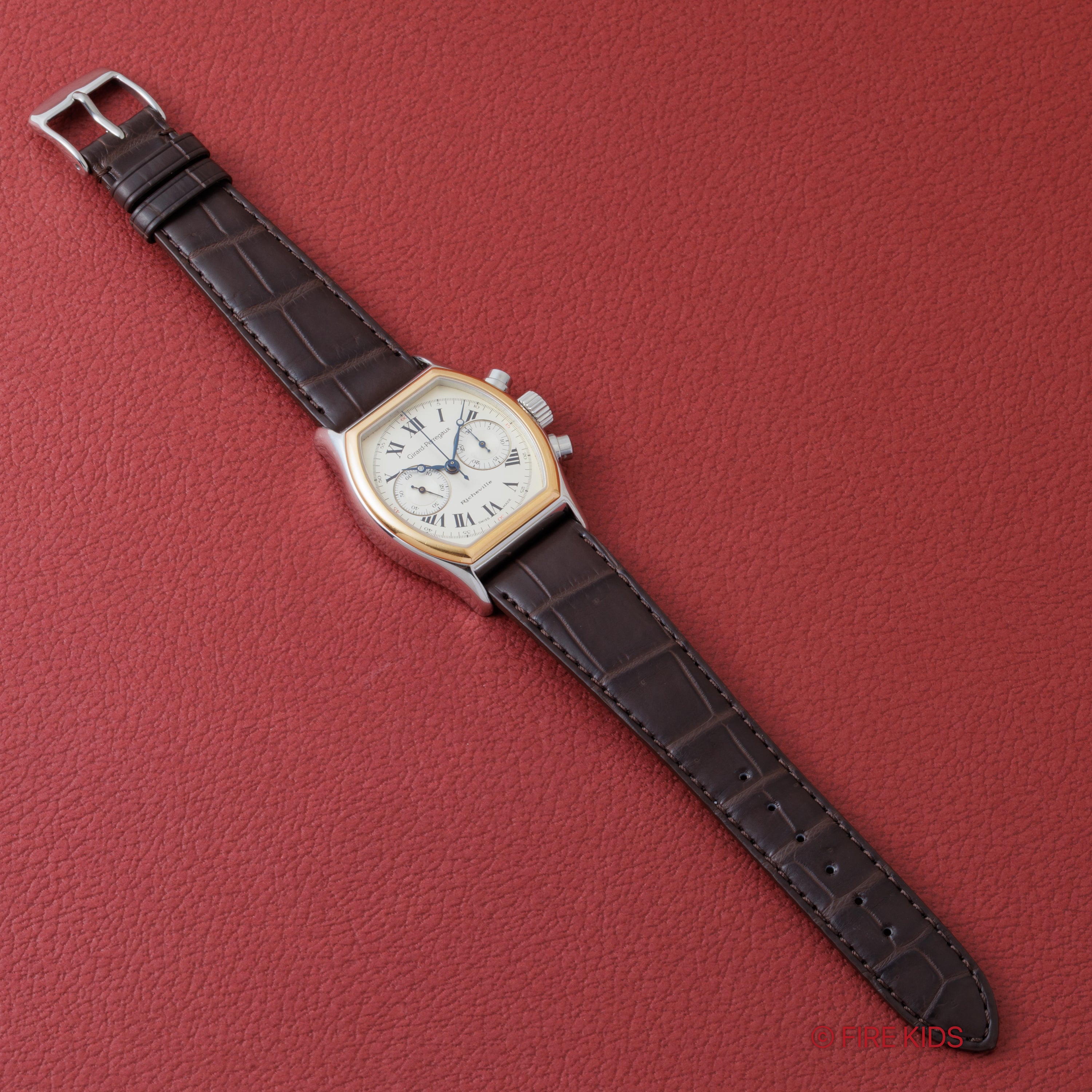 ジラールペルゴ リシュビル 1990年代製 手巻き コンビ Ref.2710 Cal.1872