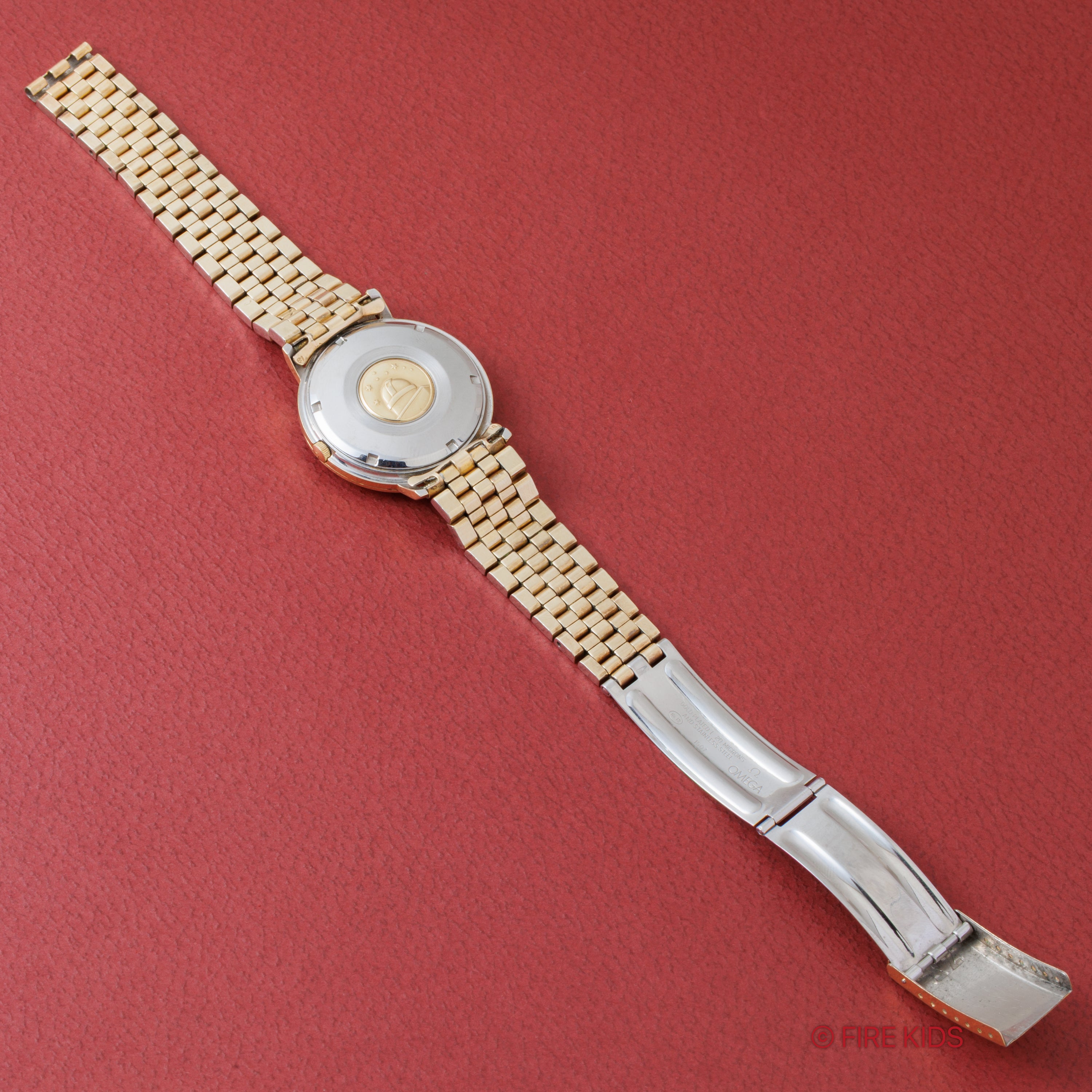 オメガ コンステレーション ラウンドケース トップゴールド 自動巻き 1966年製 Ref.168.004 純正ブレス付き