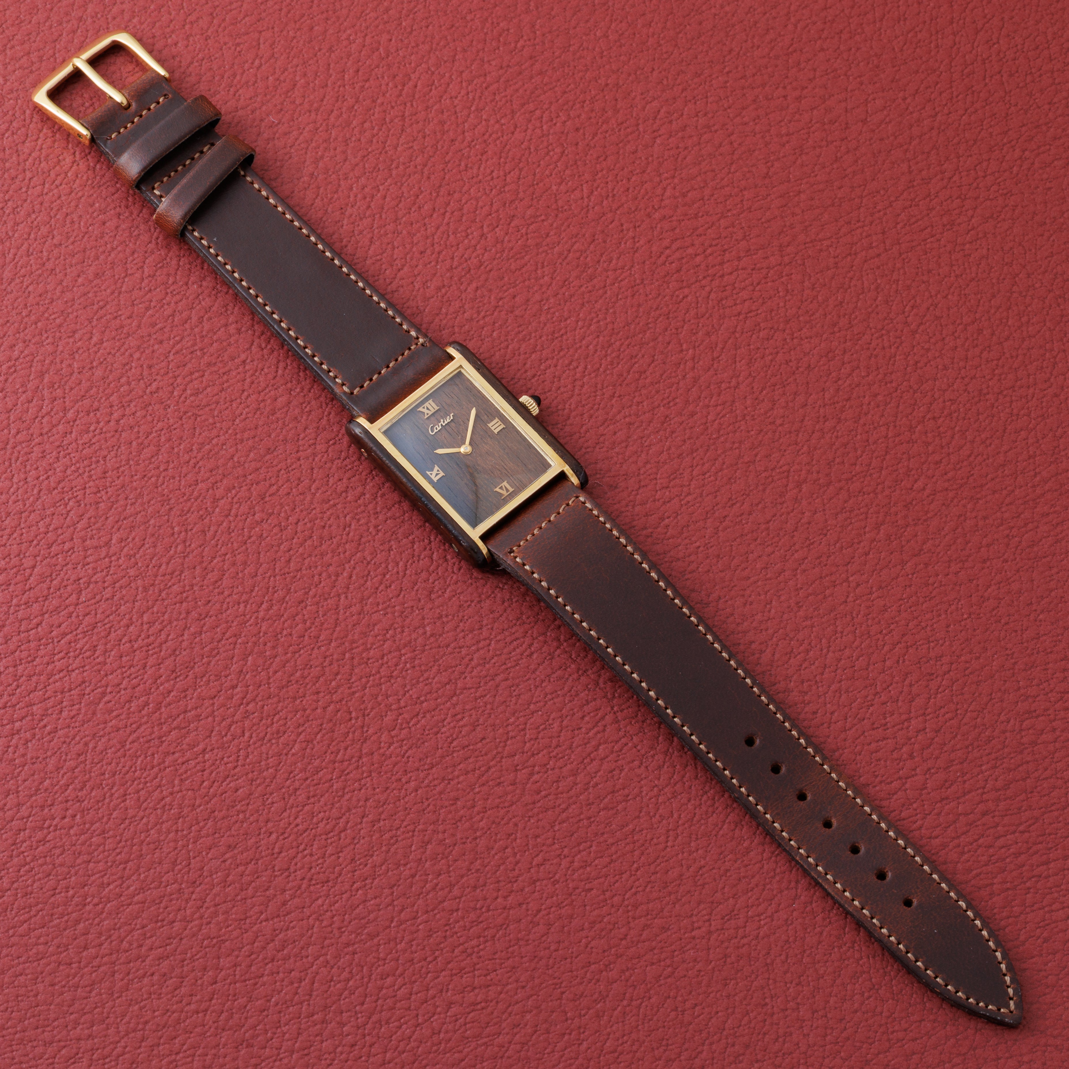 カルティエ オーガニック タンク ウッド ブティック限定 Ref.20611 1975年~1976年製