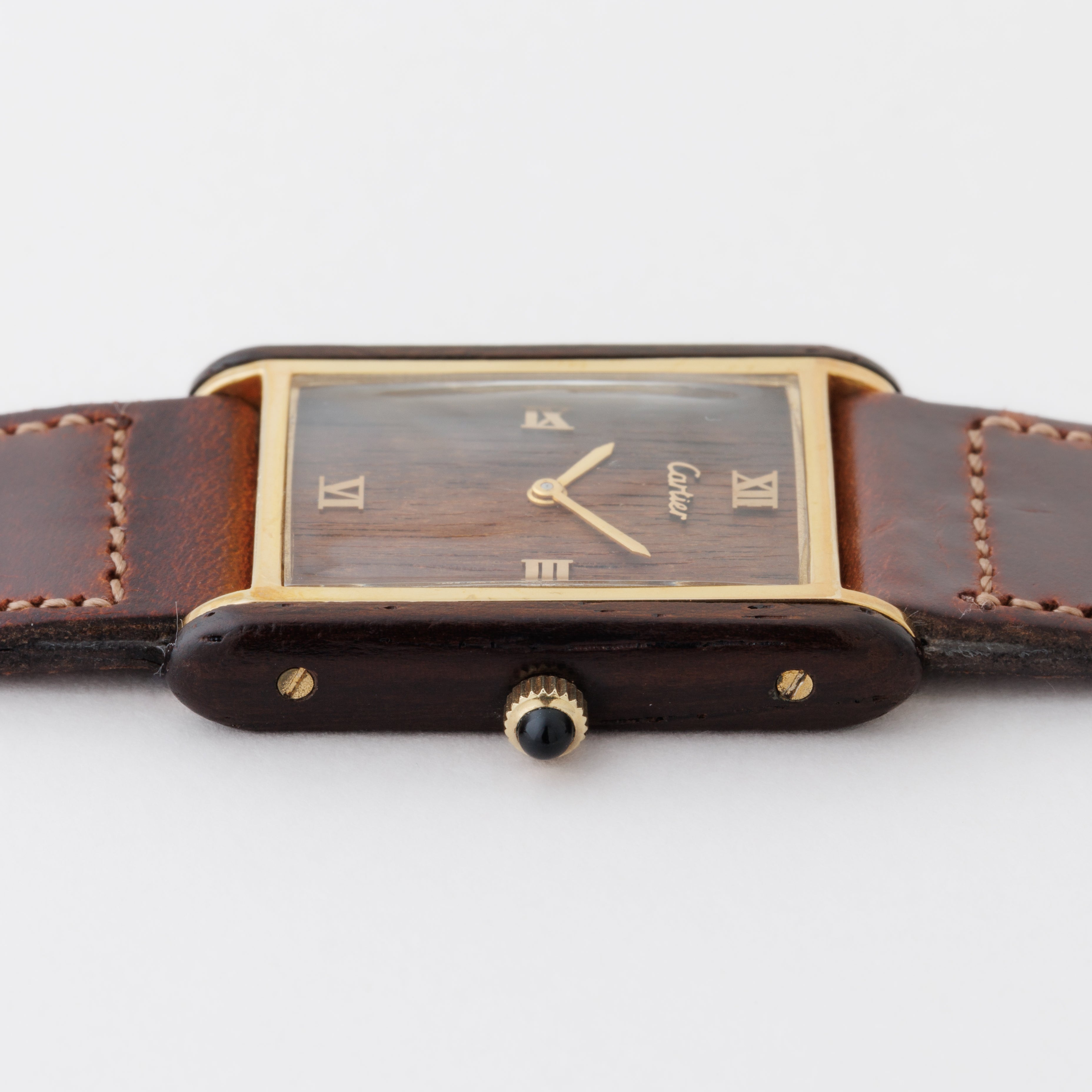 カルティエ オーガニック タンク ウッド ブティック限定 Ref.20611 1975年~1976年製