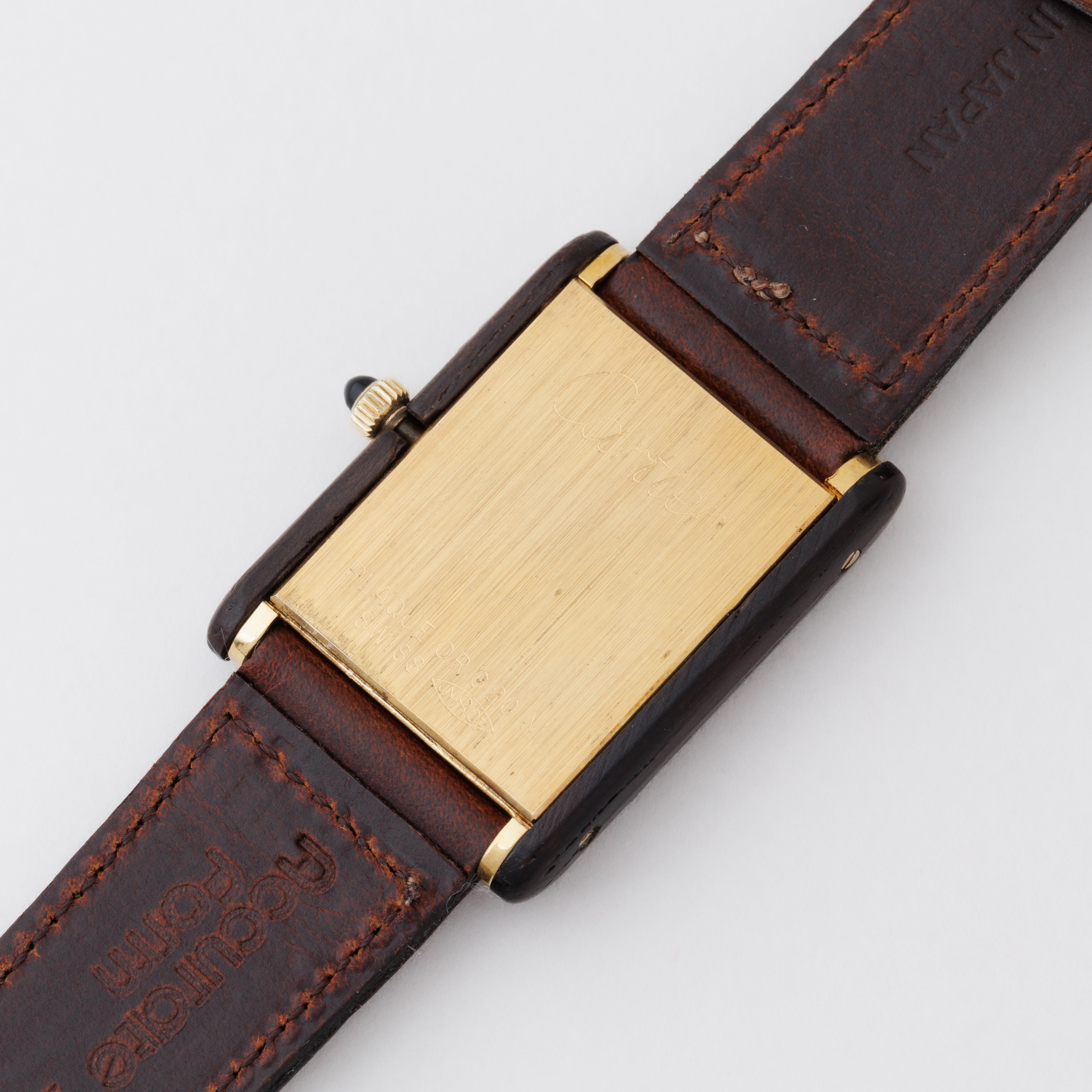 カルティエ オーガニック タンク ウッド ブティック限定 Ref.20611 1975年~1976年製