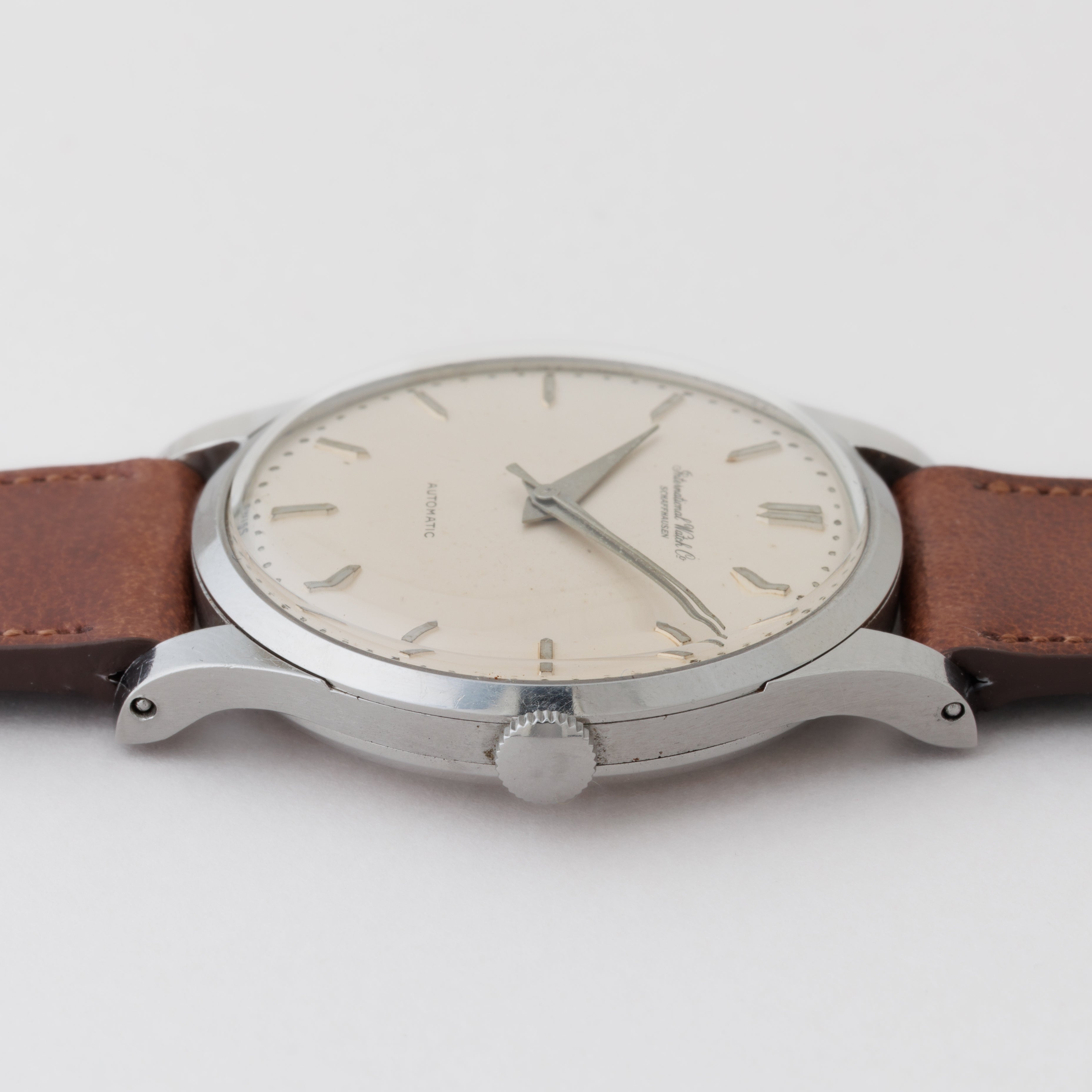 IWC ラウンドケース ペラトン式自動巻 Cal.853 1958年製 ドーフィンハンド