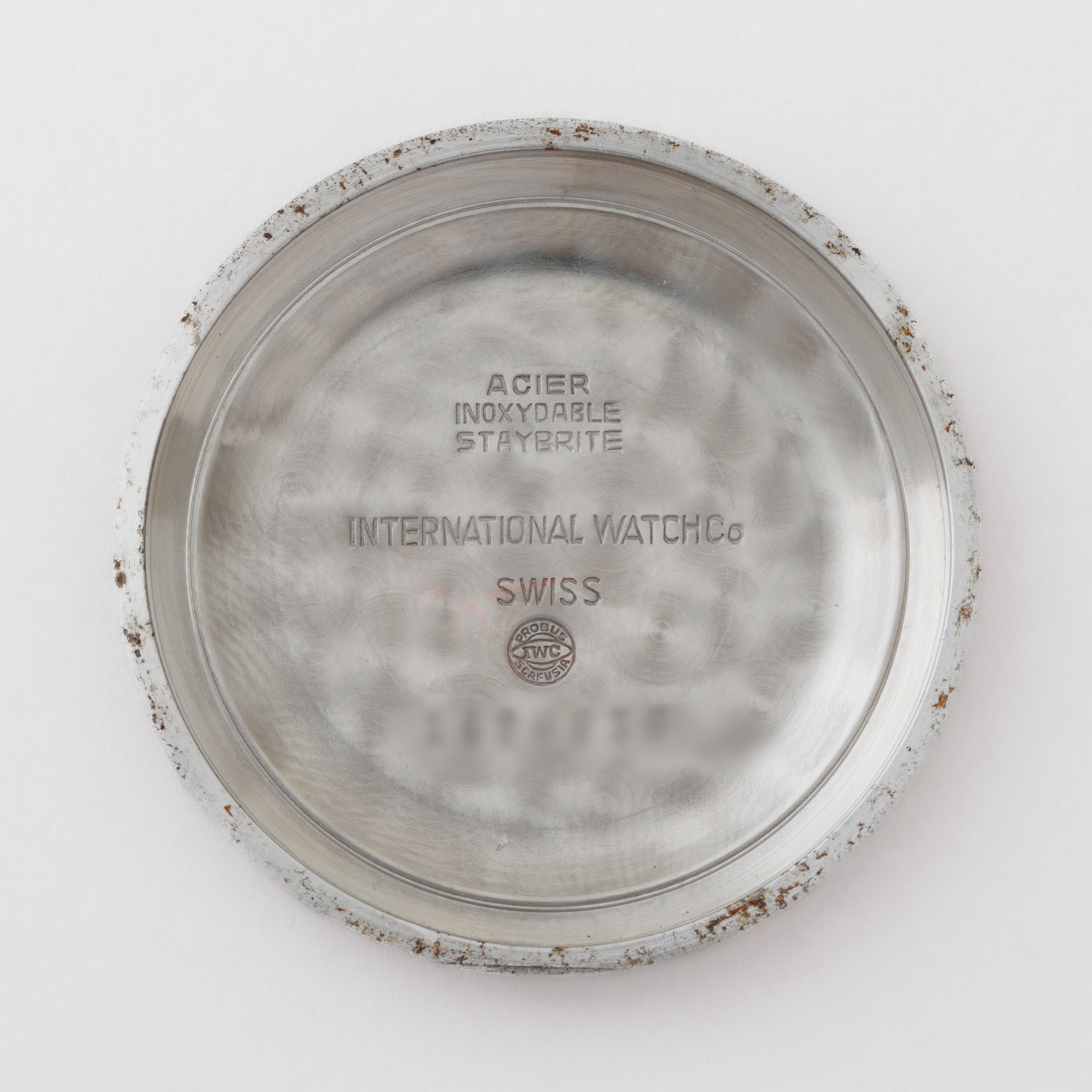 IWC ラウンドケース ペラトン式自動巻 Cal.853 1958年製 ドーフィンハンド