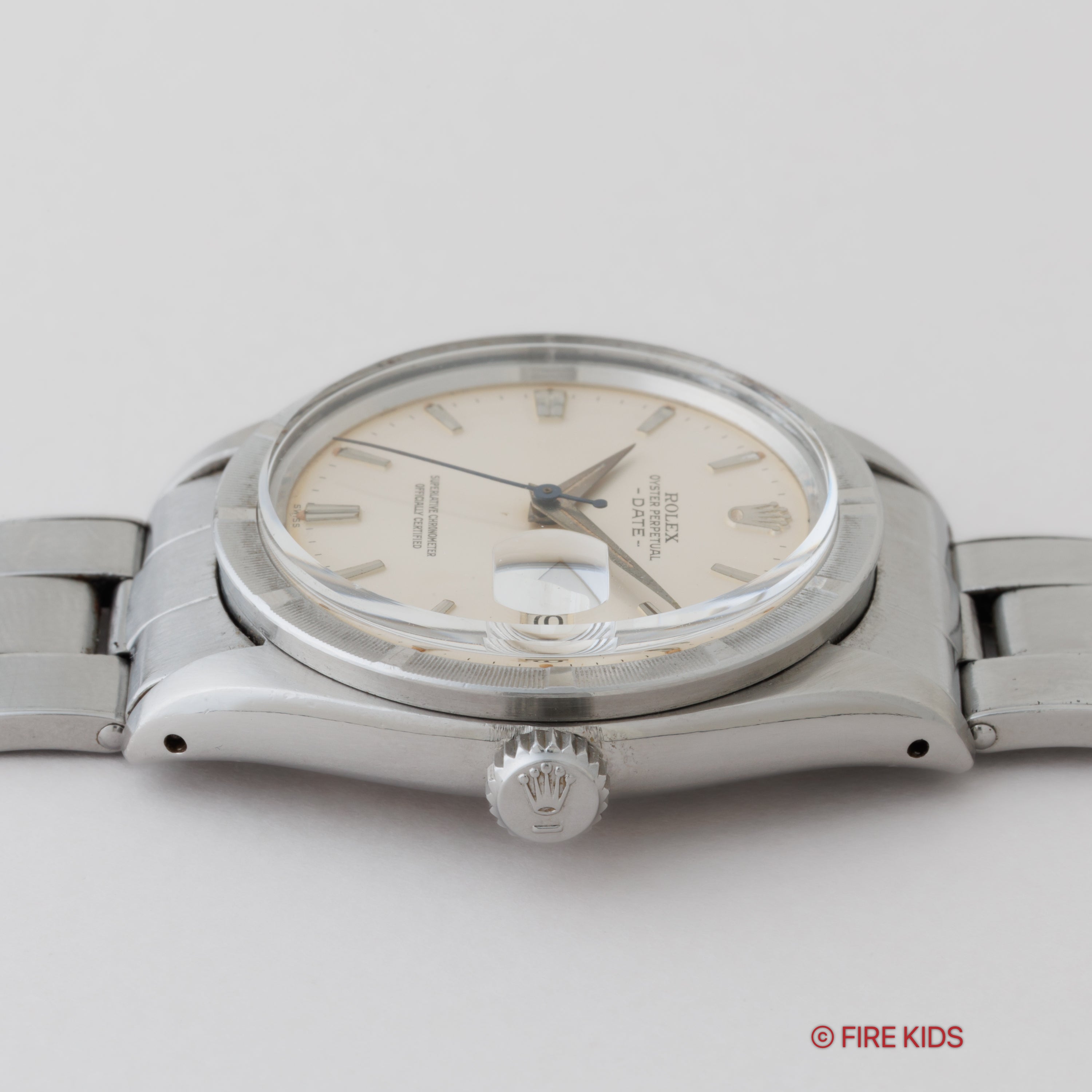 ロレックス オイスターパーペチュアルデイト 自動巻き 1960年製 Ref.1501 アイボリーダイヤル