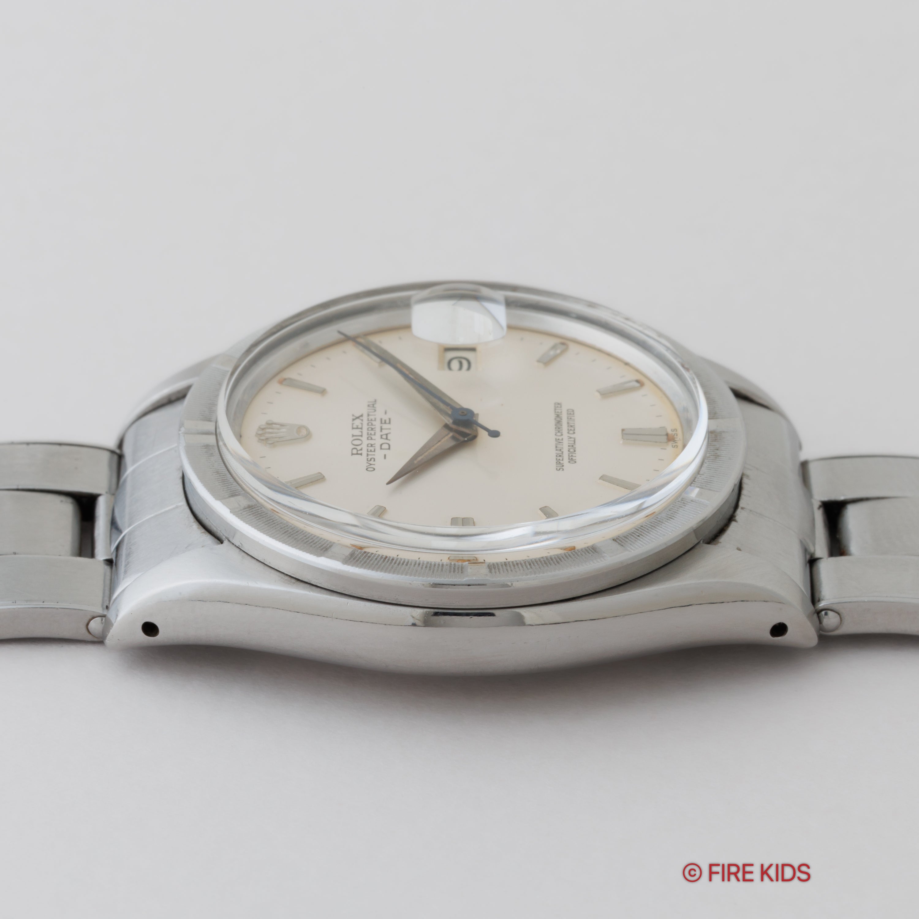 ロレックス オイスターパーペチュアルデイト 自動巻き 1960年製 Ref.1501 アイボリーダイヤル