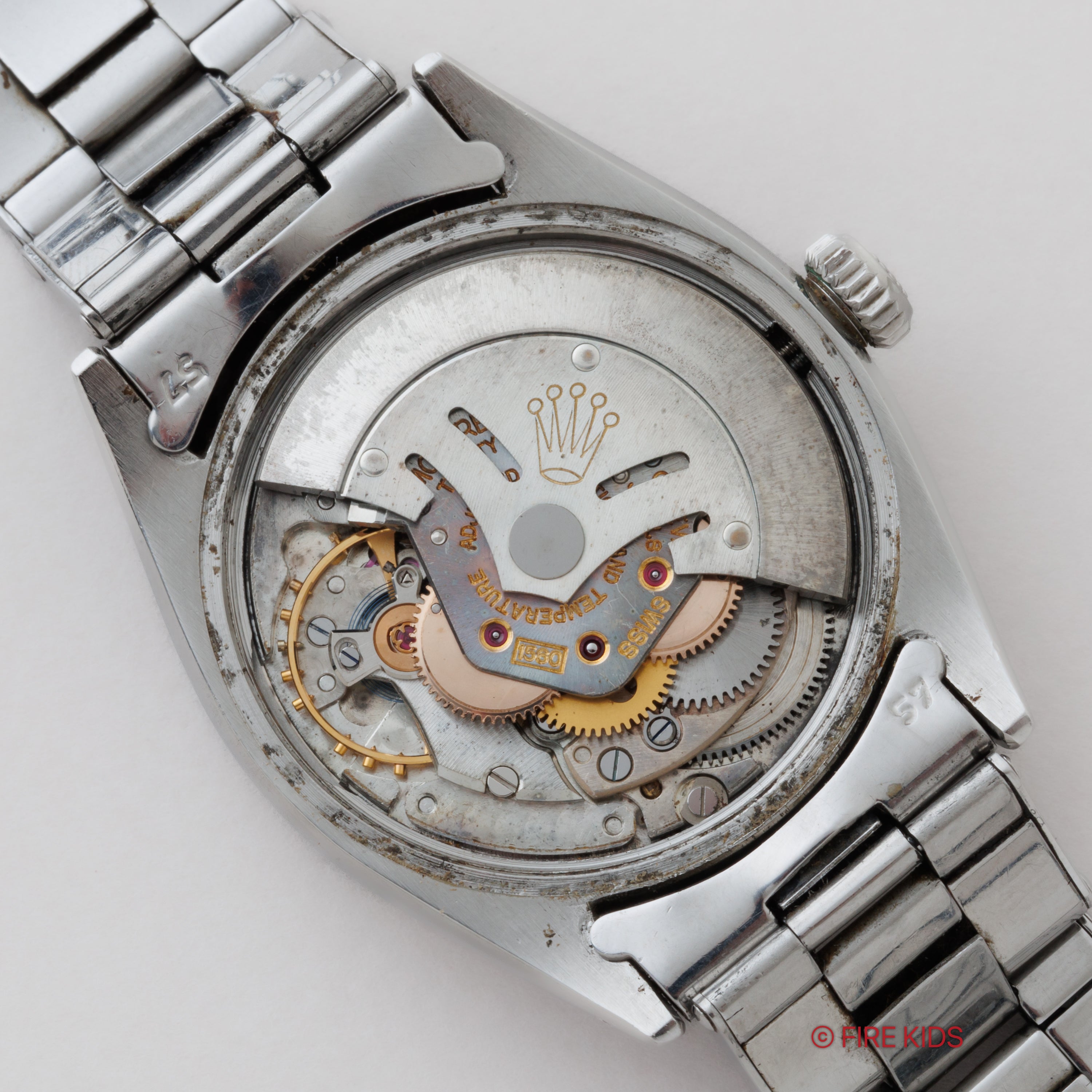 ロレックス オイスターパーペチュアルデイト 自動巻き 1960年製 Ref.1501 アイボリーダイヤル