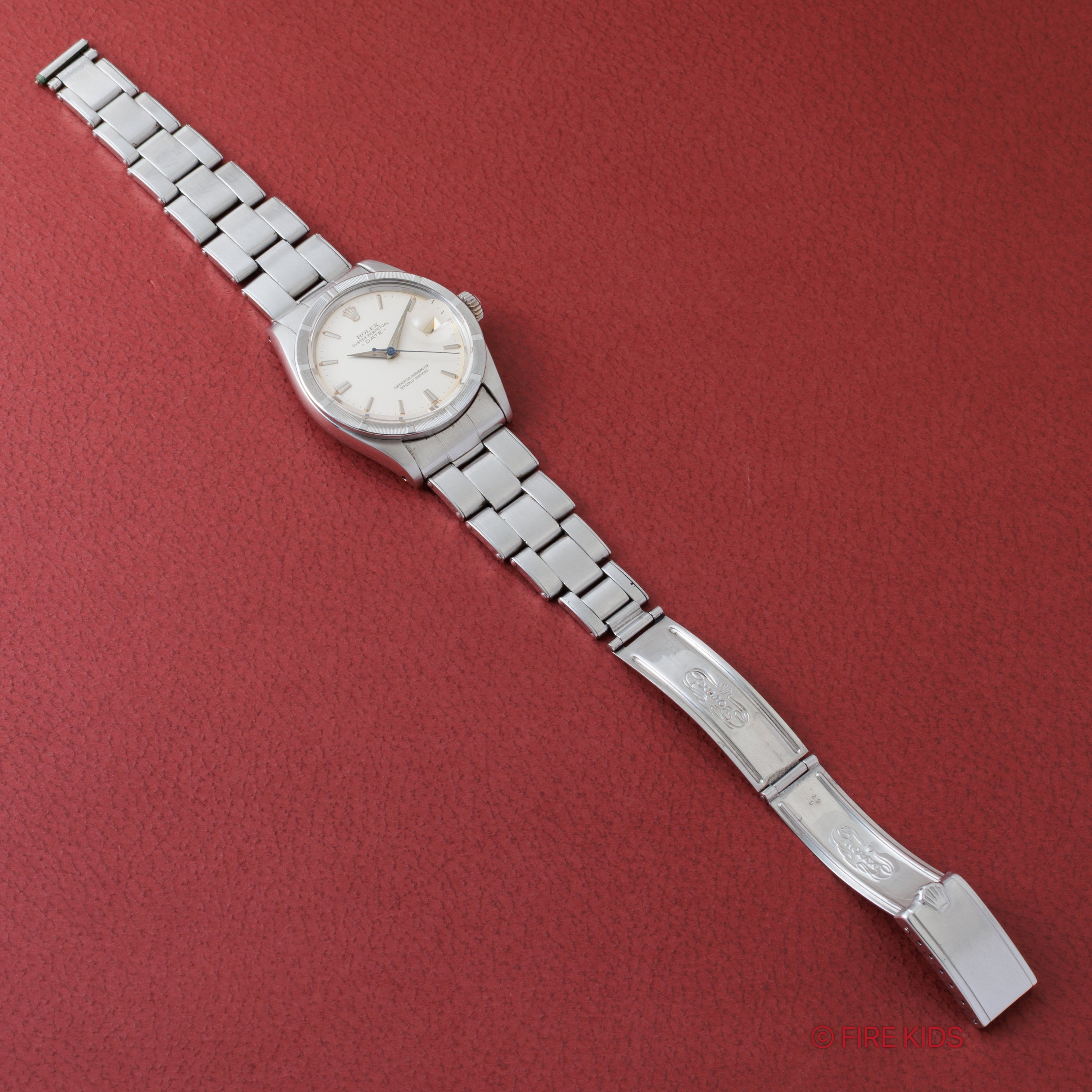 ロレックス オイスターパーペチュアルデイト 自動巻き 1960年製 Ref.1501 アイボリーダイヤル