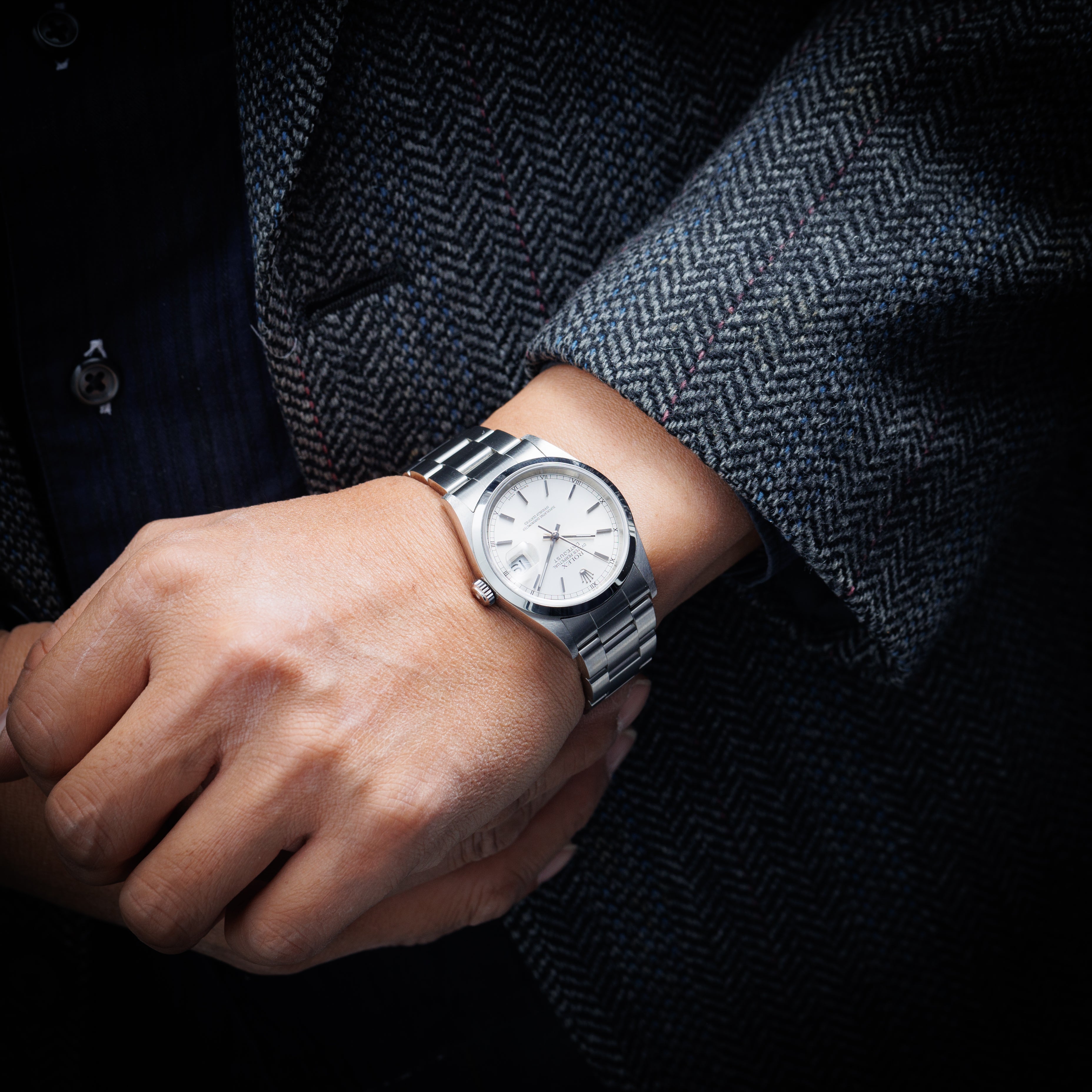 ロレックス デイトジャスト 1999年製 Ref.16200 ギャラ付き