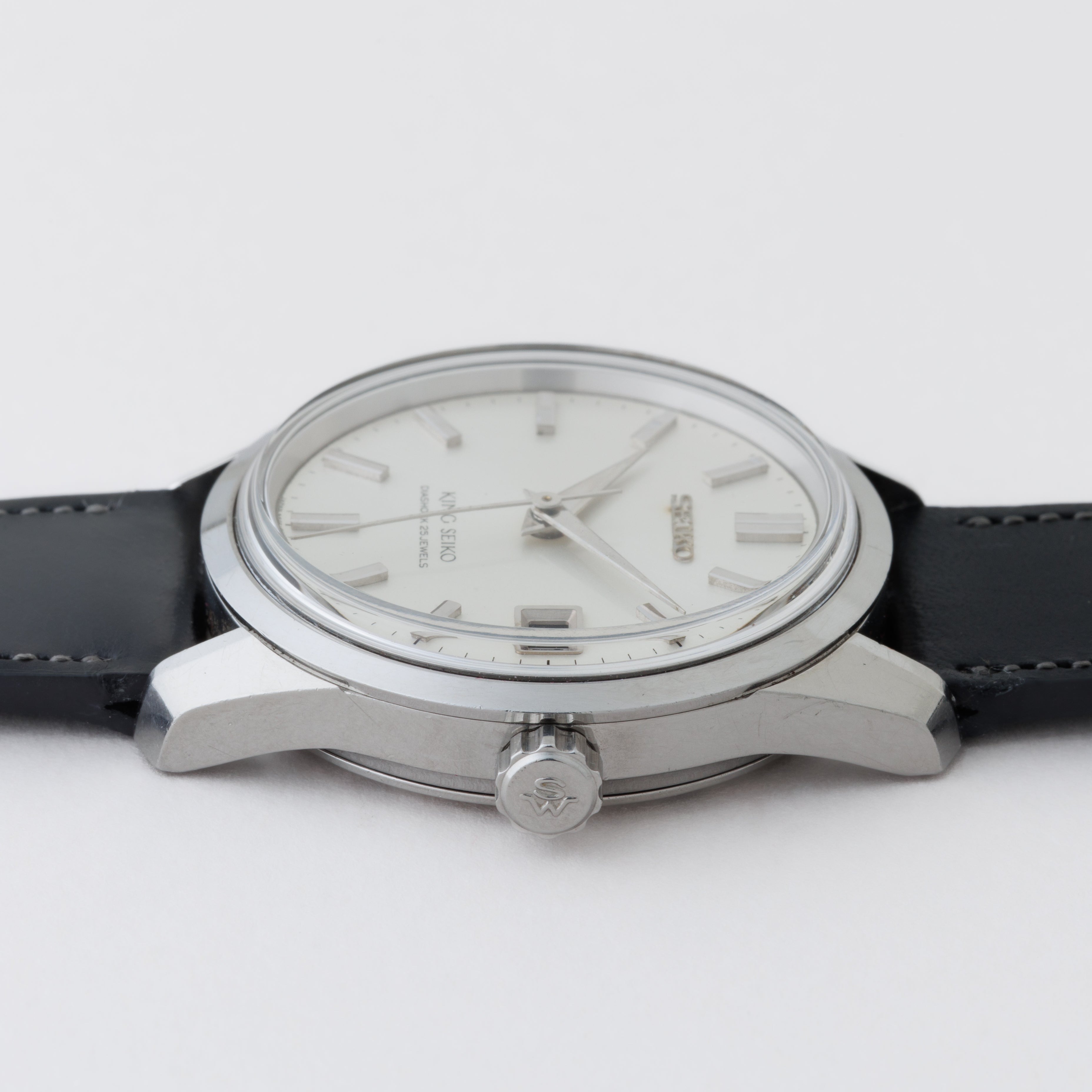 キングセイコー 1966年製 Ref.4402-8000 44KS シルバーダイヤル 盾メダリオン