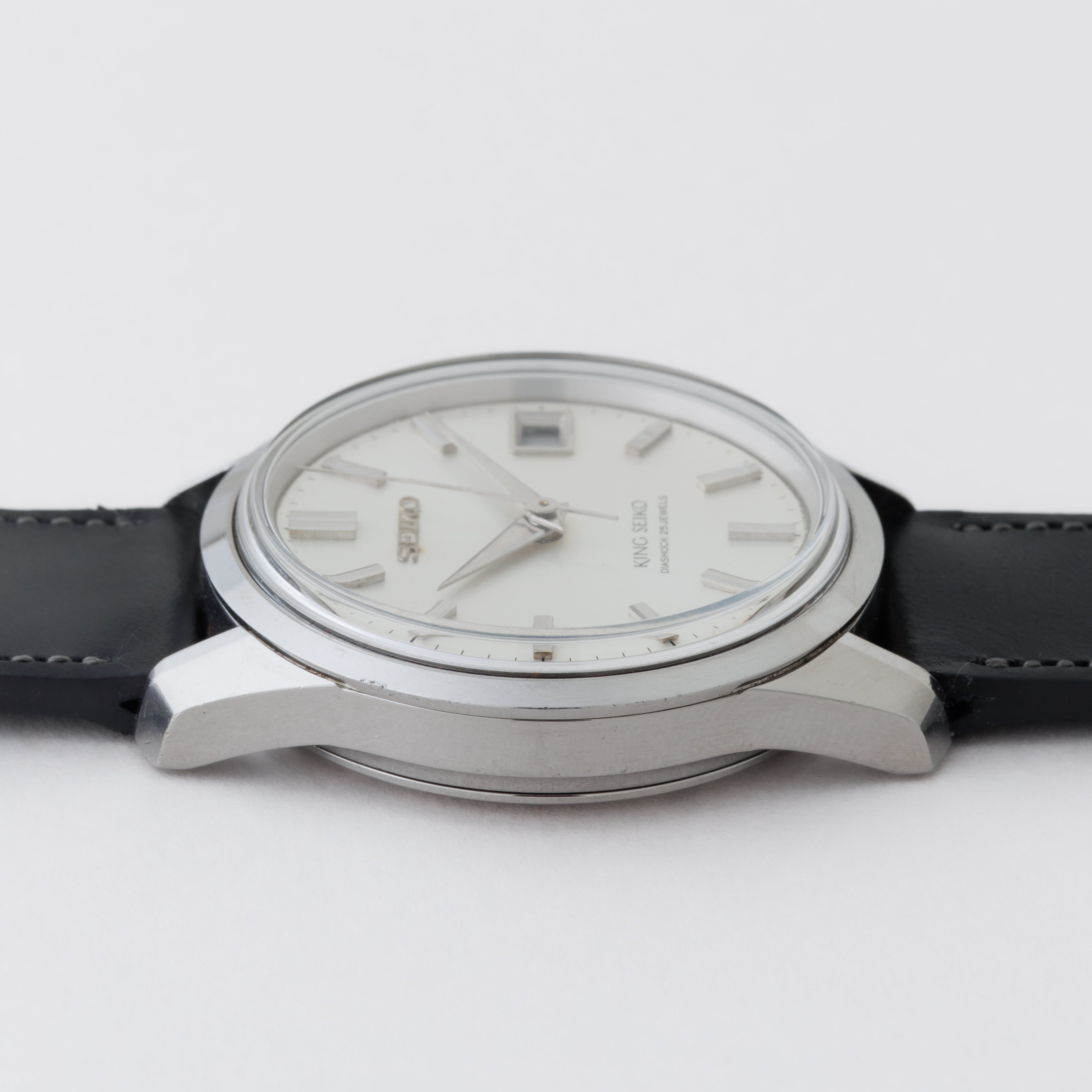 キングセイコー 1966年製 Ref.4402-8000 44KS シルバーダイヤル 盾メダリオン