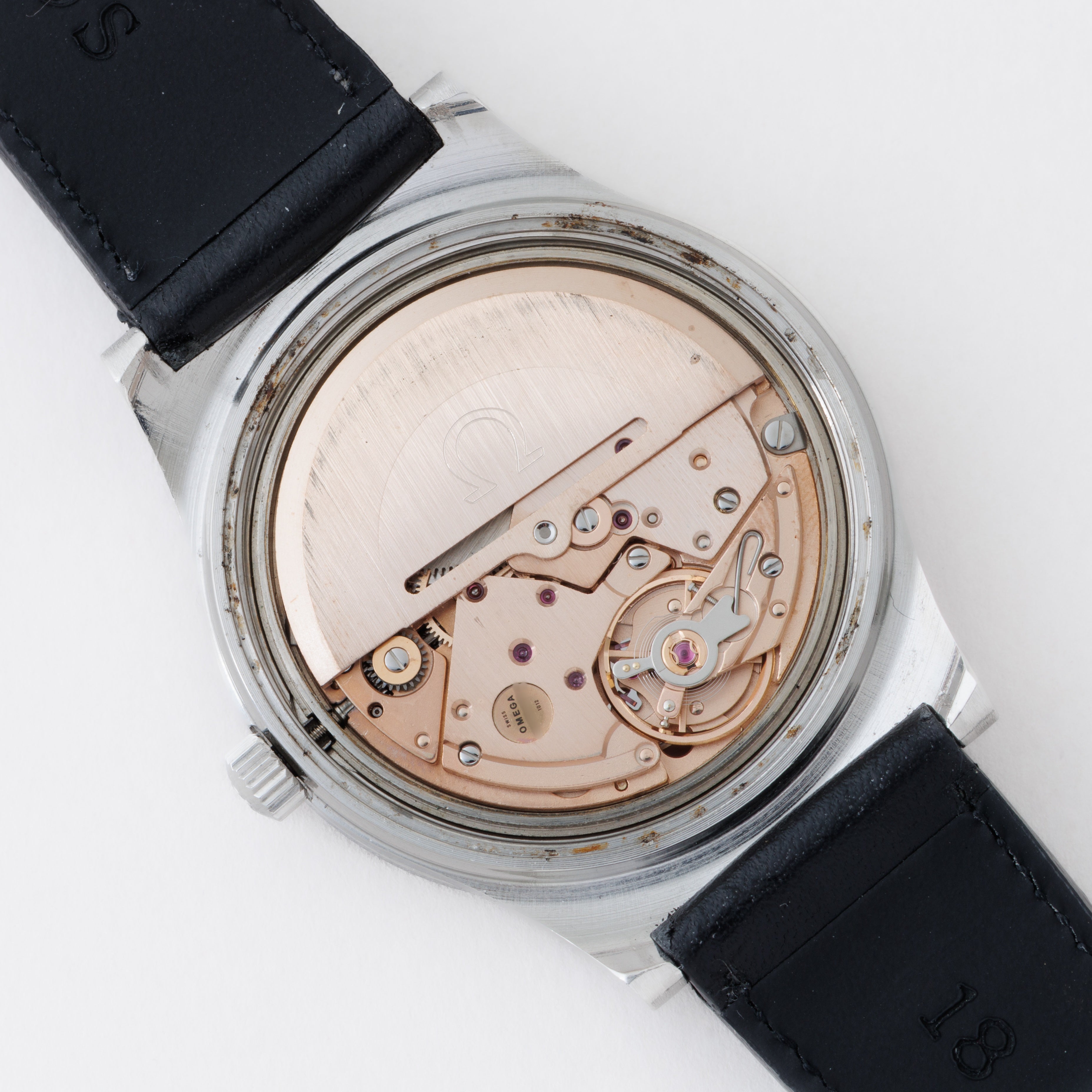 オメガ ジュネーブ オートマチック 1973年製 全アラビアダイヤル Ref.166.0168