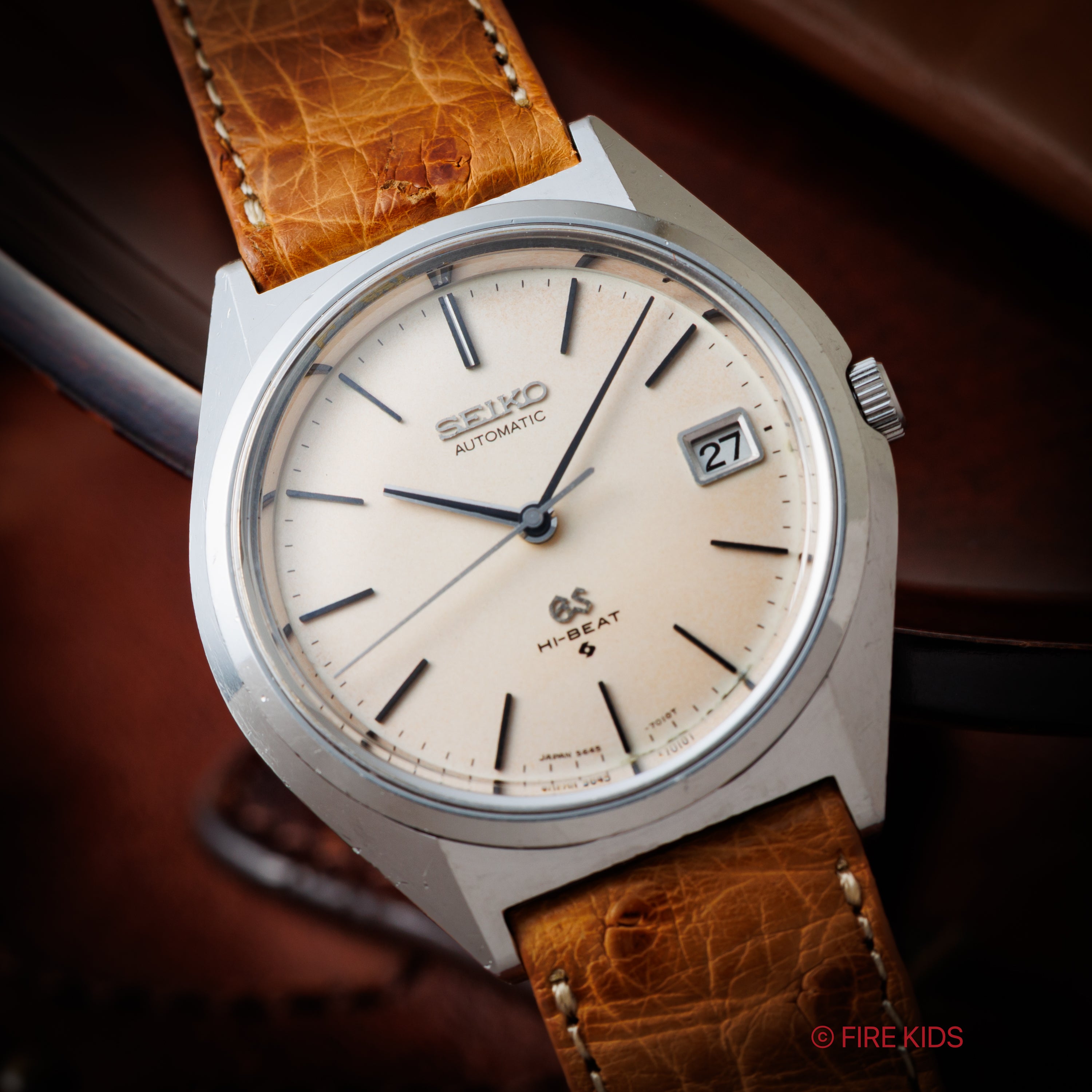 セイコー グランドセイコー 1971年製 Ref.5645-7010 パティーナダイヤル 56GS ハイビート自動巻き