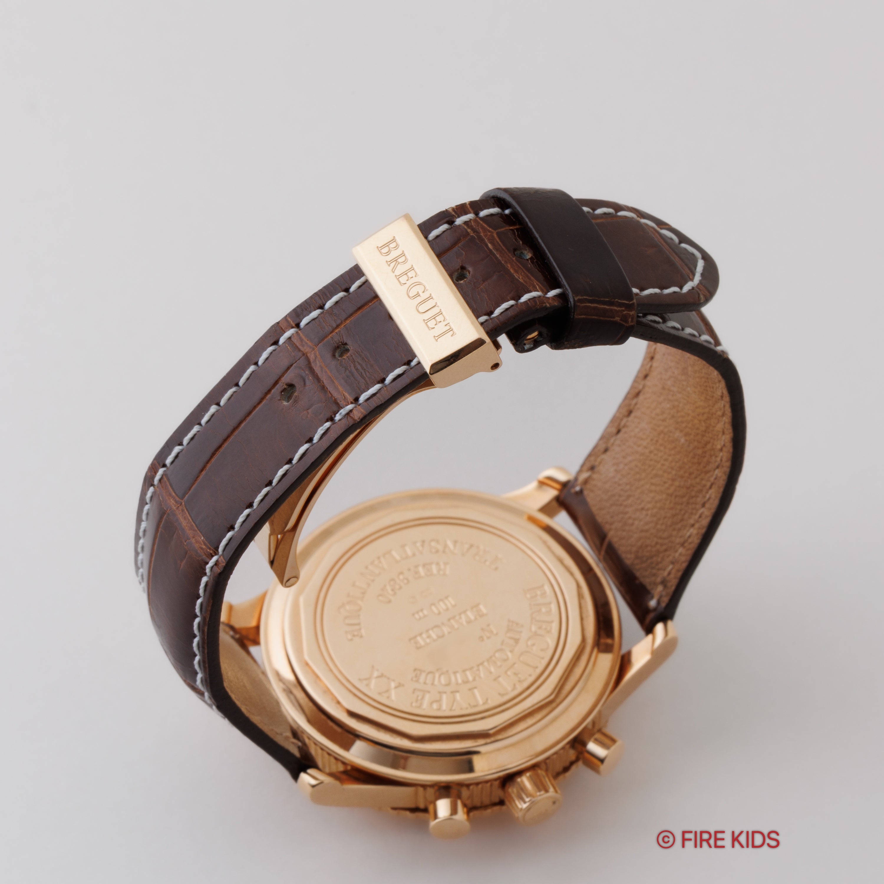 ブレゲ タイプXX トランスアトランティック 18金無垢ピンクゴールド  Ref.3820BR/M2/9W6 2003年ギャラ、箱、冊子付