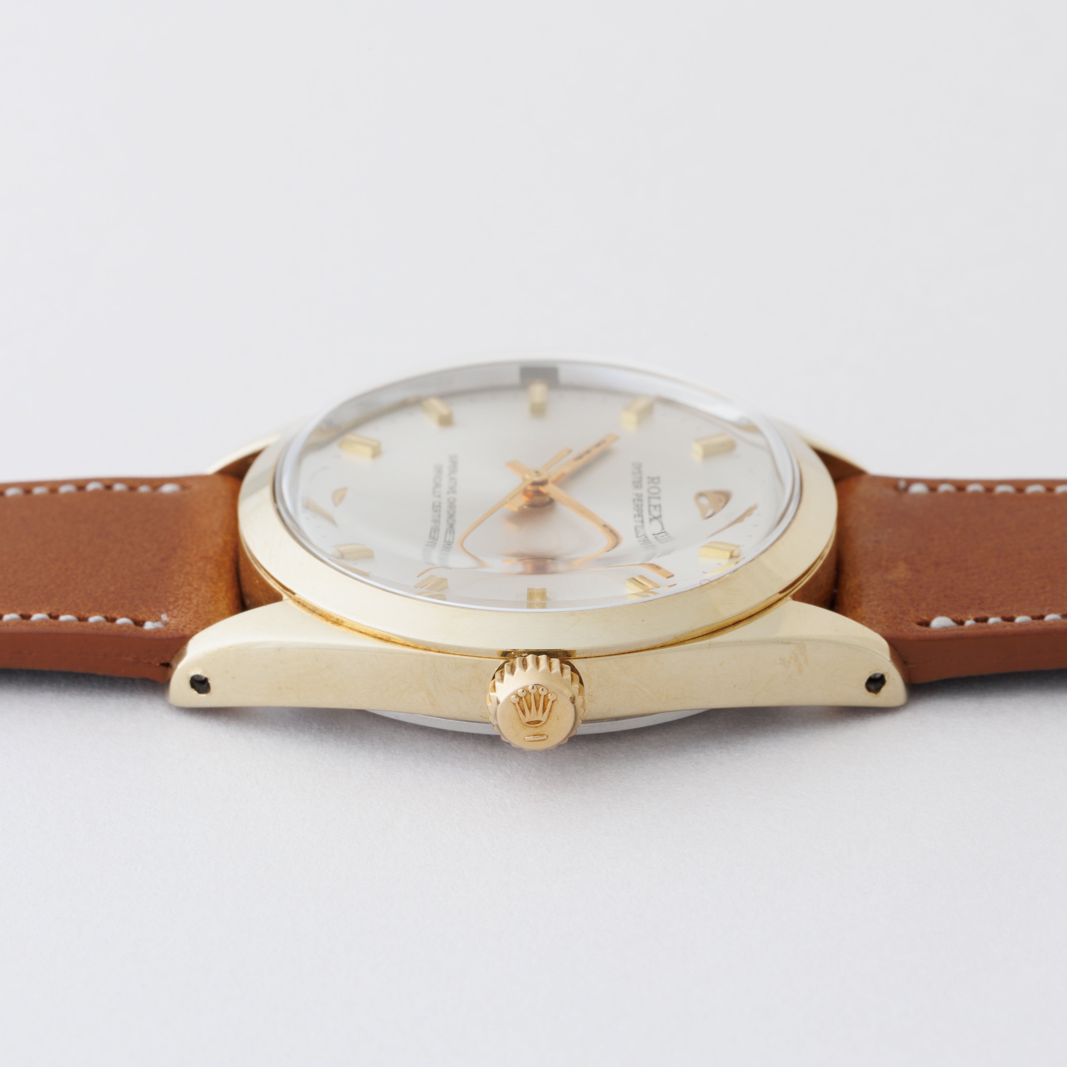ロレックス オイスターパーペチュアル 1967年製 Ref.1024 金張り ノンデイト自動巻き