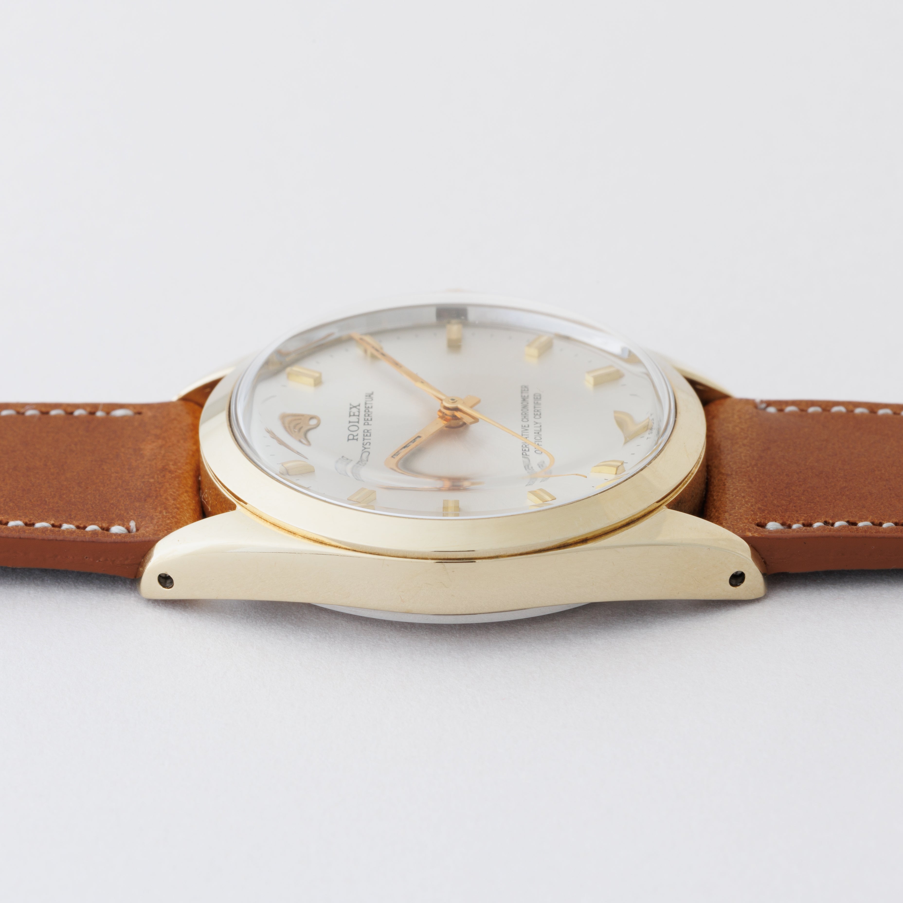 ロレックス オイスターパーペチュアル 1967年製 Ref.1024 金張り ノンデイト自動巻き