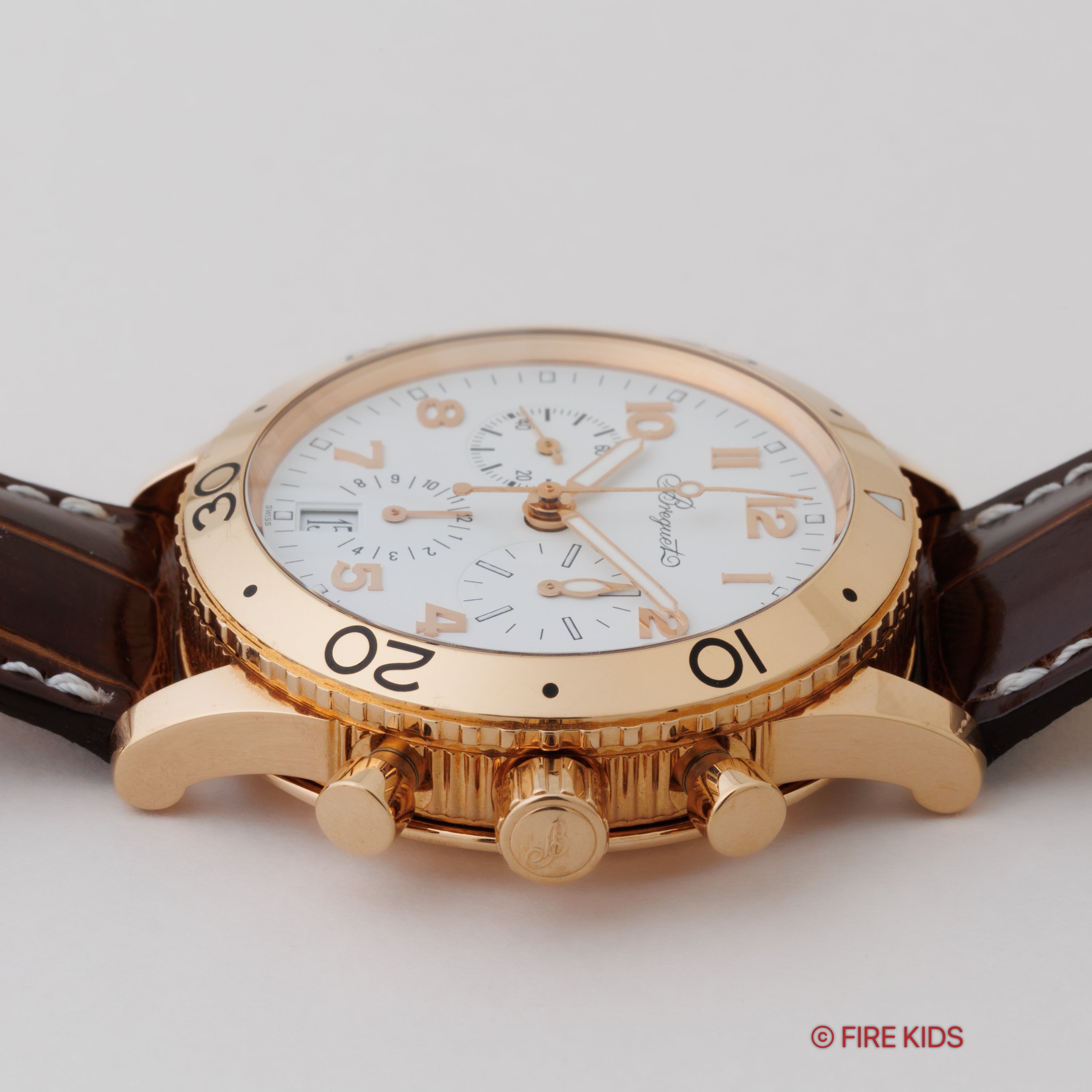 ブレゲ タイプXX トランスアトランティック 18金無垢ピンクゴールド  Ref.3820BR/M2/9W6 2003年ギャラ、箱、冊子付