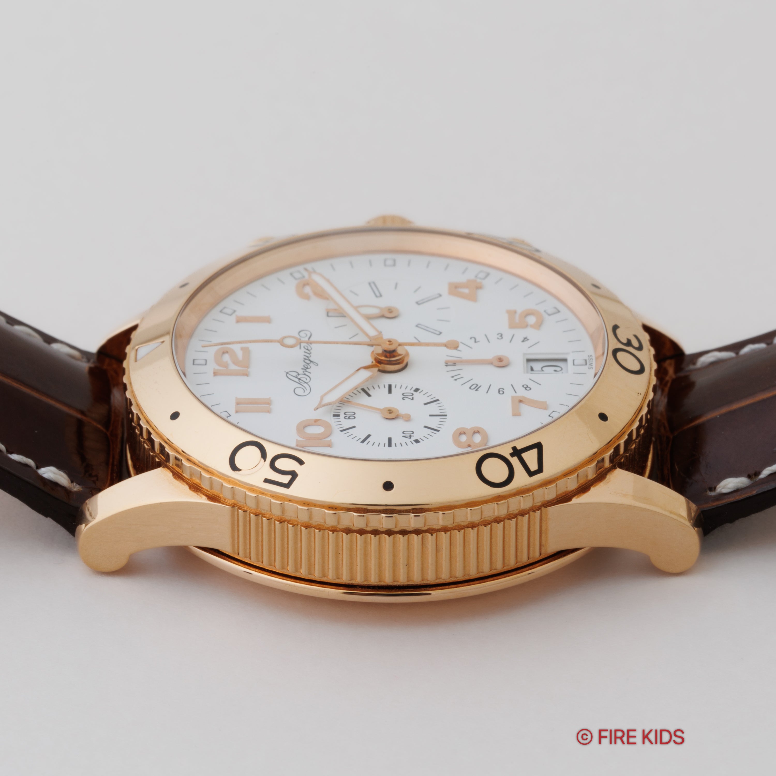 ブレゲ タイプXX トランスアトランティック 18金無垢ピンクゴールド  Ref.3820BR/M2/9W6 2003年ギャラ、箱、冊子付