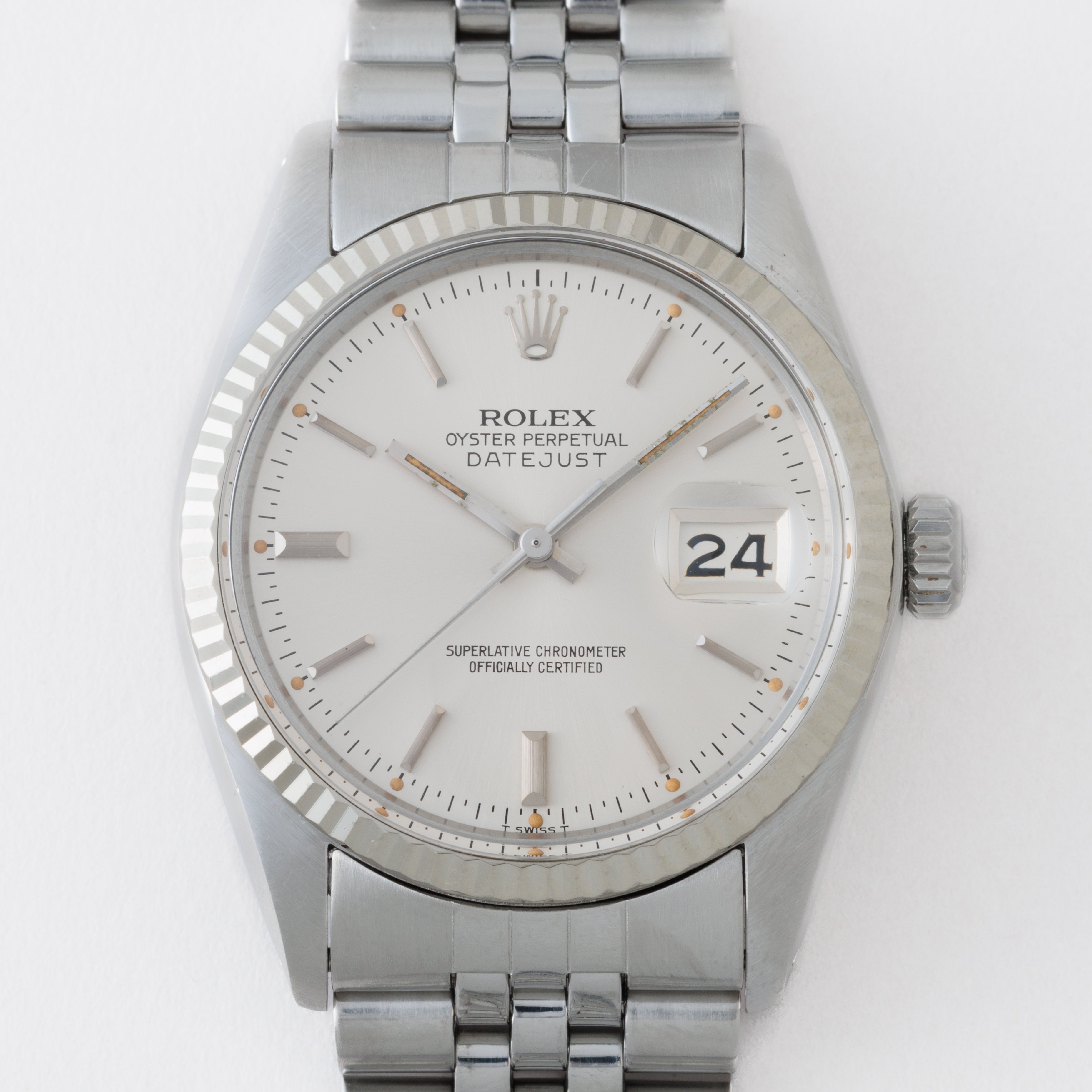 ロレックス デイトジャスト1978年製 Ref.16014 シルバーダイヤル