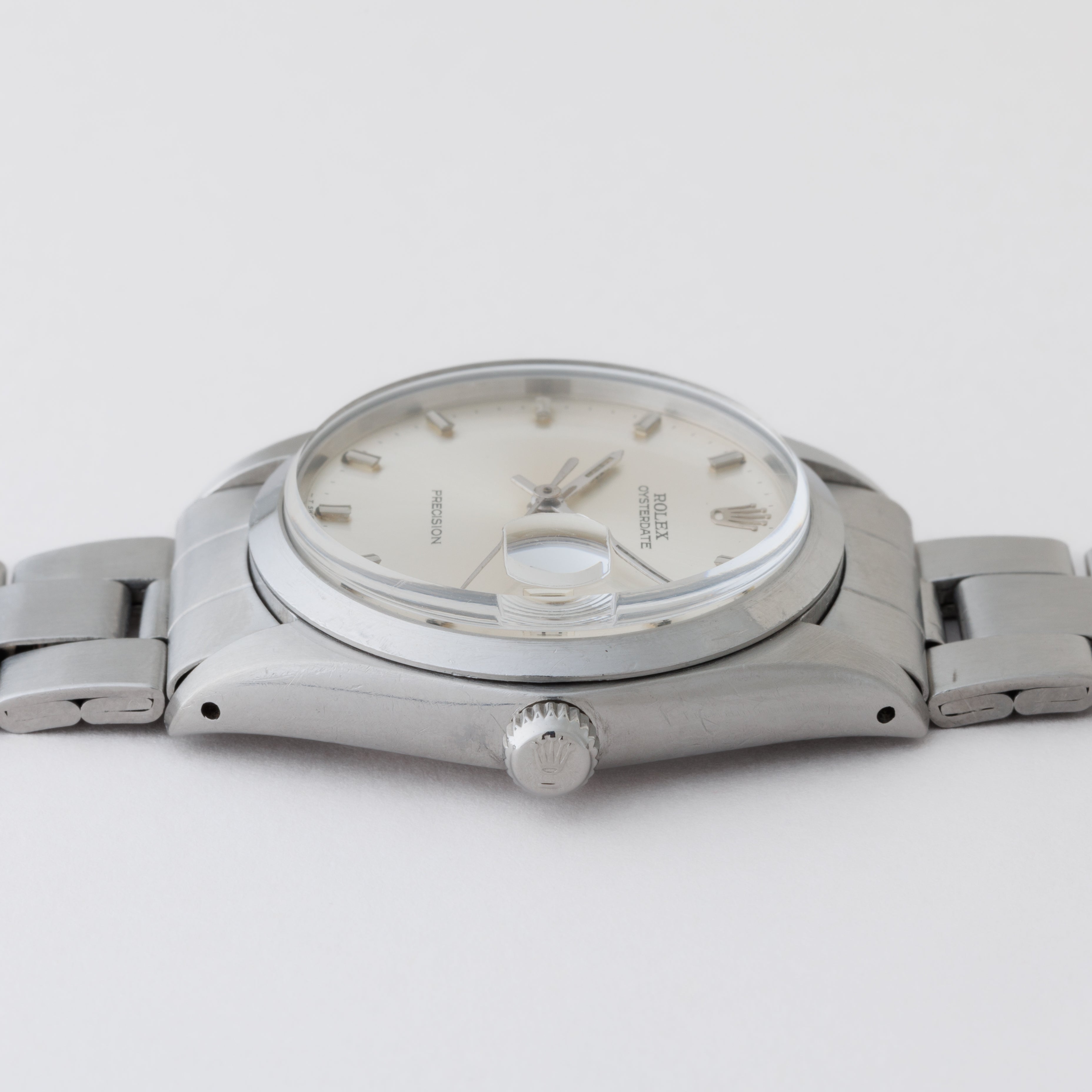 ロレックス オイスターデイト 1964年製 Ref.6694 手巻き シルバーダイヤル